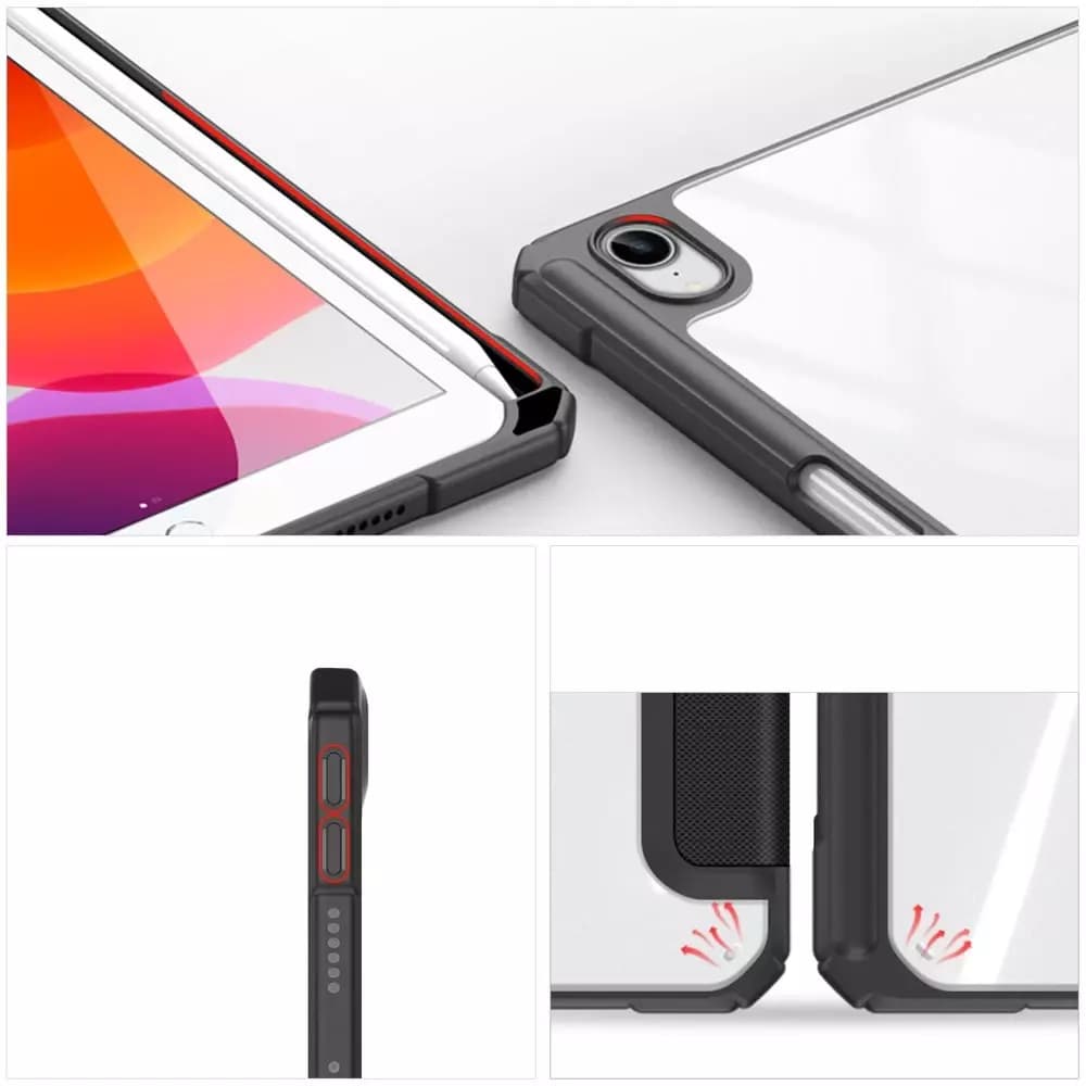 

Dux Ducis Toby pancerne etui z klapką Smart Case do iPad mini 2021 z uchwytem na Apple Pencil czarny