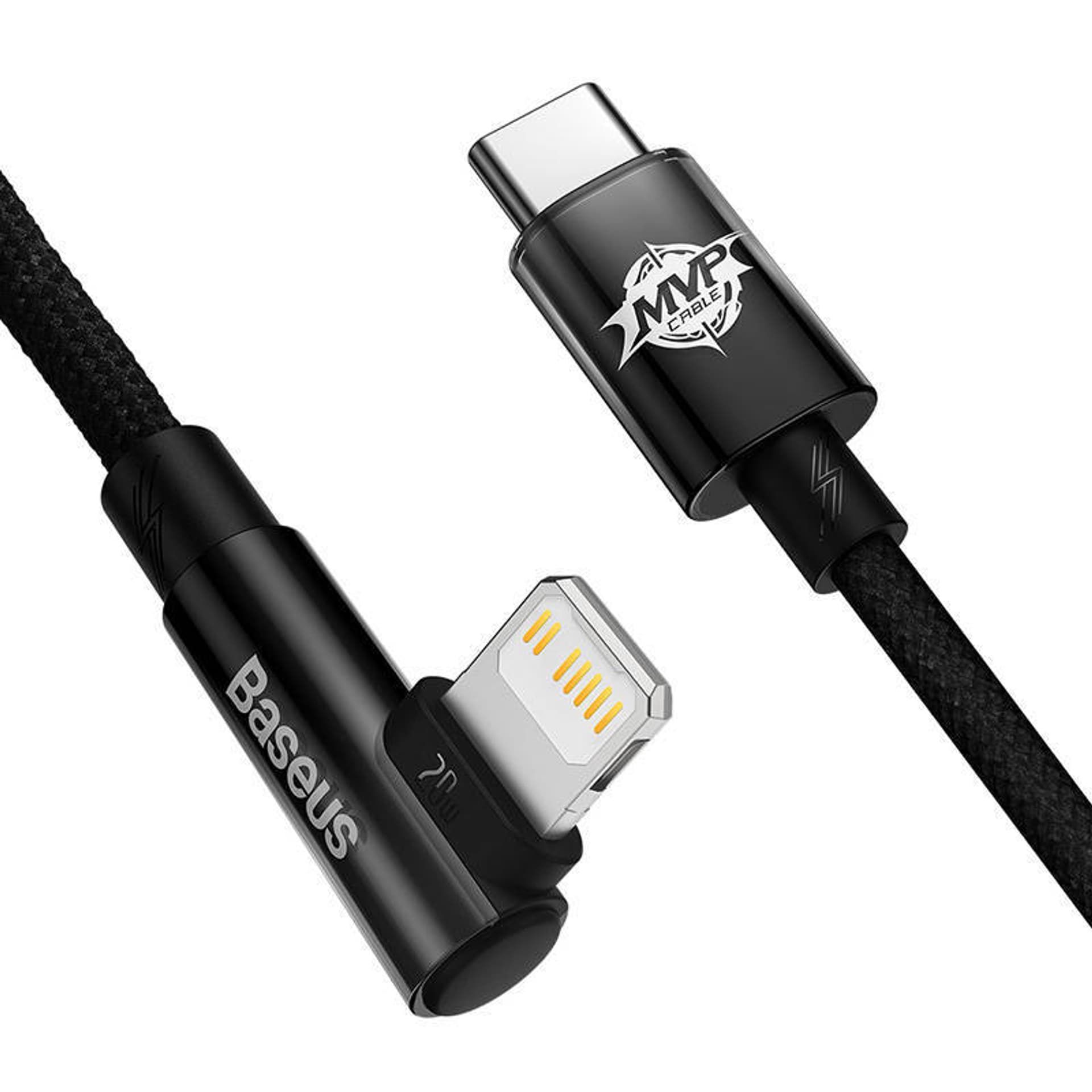 

Kabel USB-C do Lightning Baseus MVP 20W 2m (czarny)