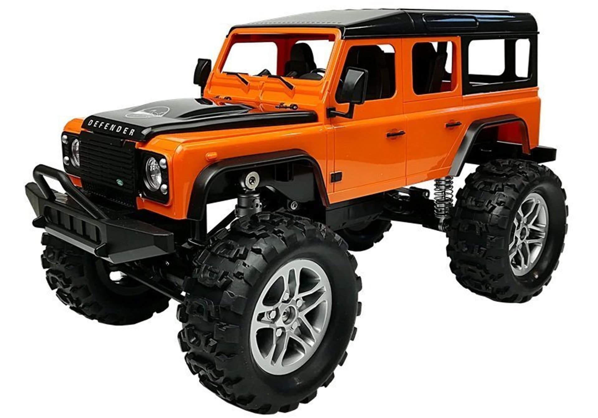 

Auto Zdalnie Sterowane Land Rover Defender R/C Pomarańczowe 1:14