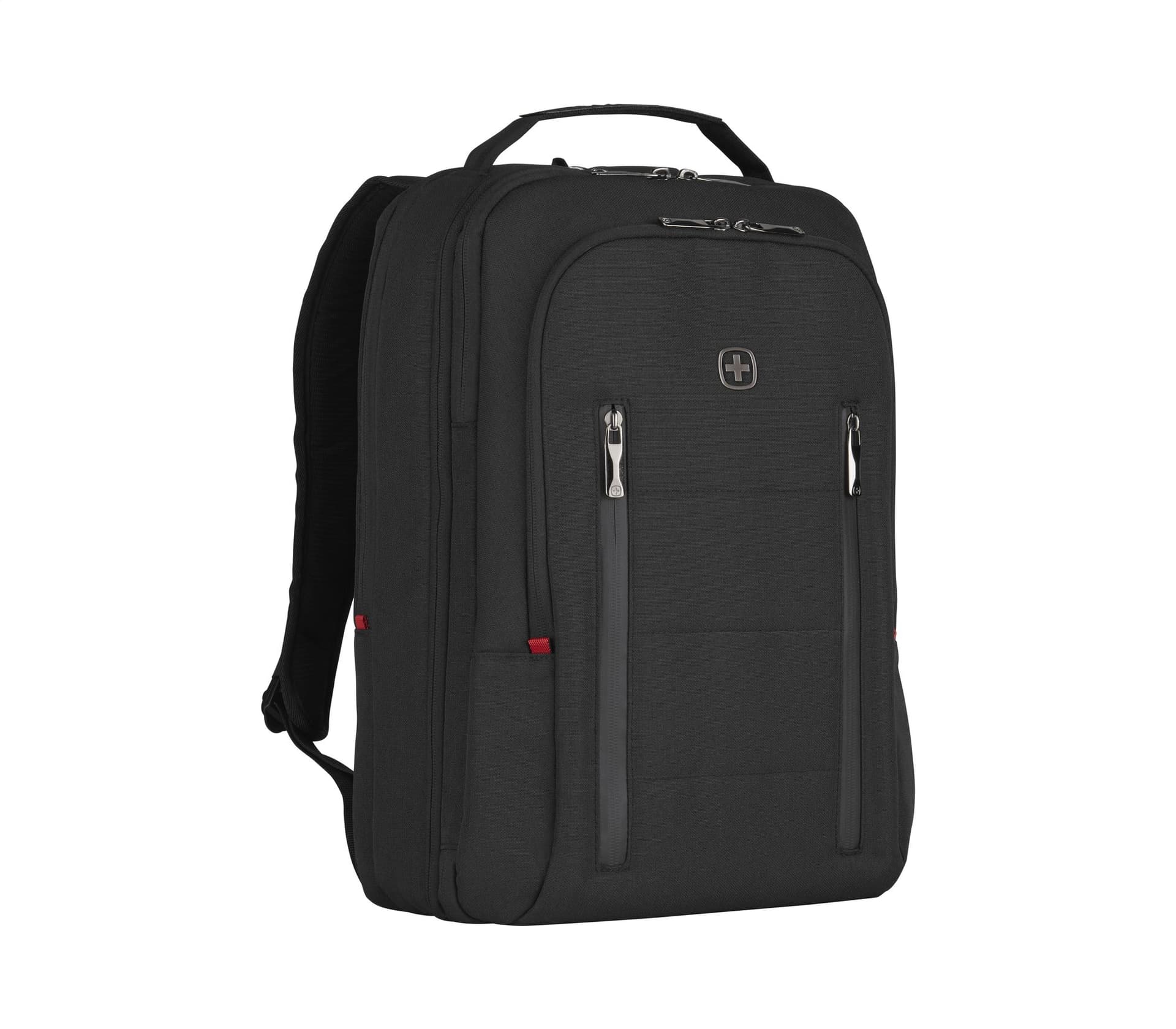 

Wenger 606490 CITY TRAVELER 16 Travel Laptop Backpack Padded laptop compartment with Expandable Overnight Packing Compartment in Black {24 Litres}