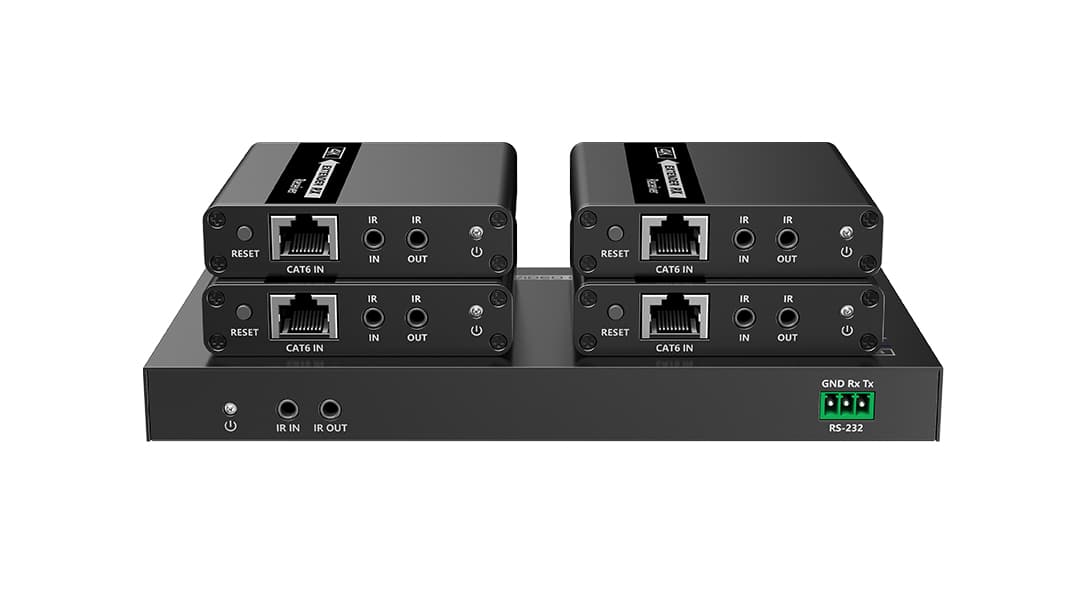 

Rozgałęźnik 1/4 HDMI po LAN Spacetronik SPH-RL24