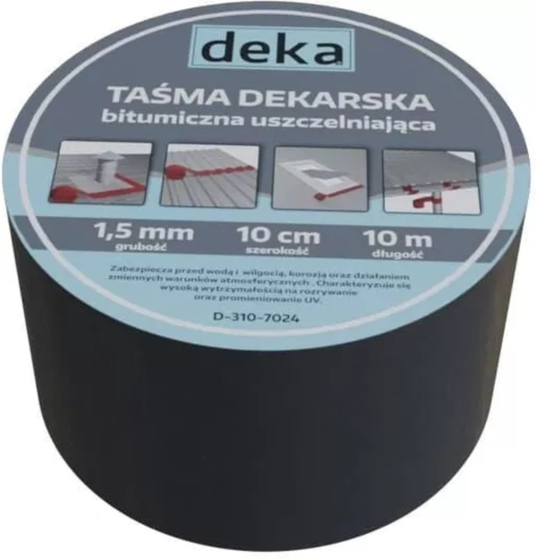 

TAŚMA USZCZELNIAJĄCA DEKARSKA ALUBUTYL 10CM*10MB ANTRACYT