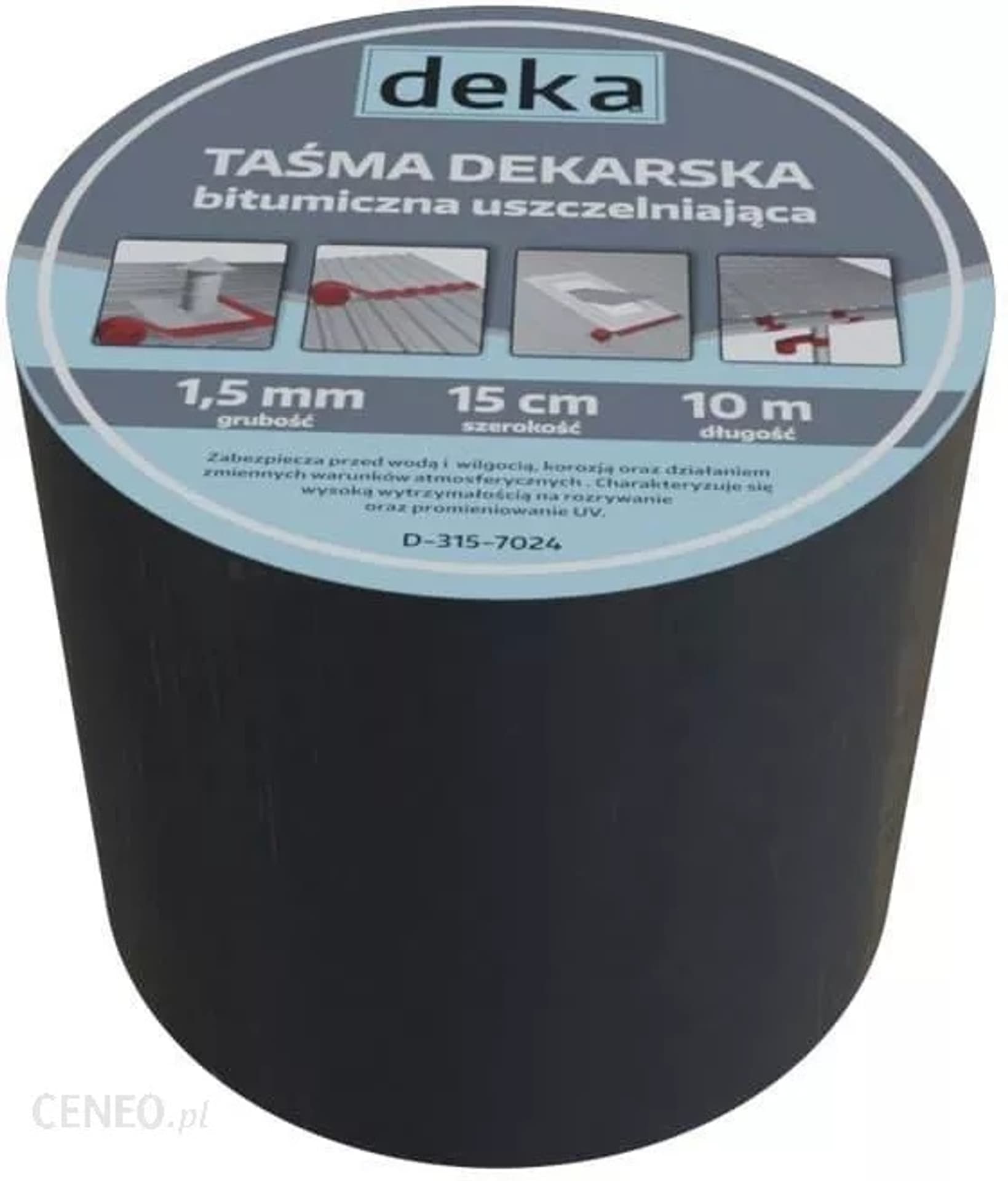 

TAŚMA USZCZELNIAJĄCA DEKARSKA ALUBUTYL 15CM*10MB ALUMINIOWY