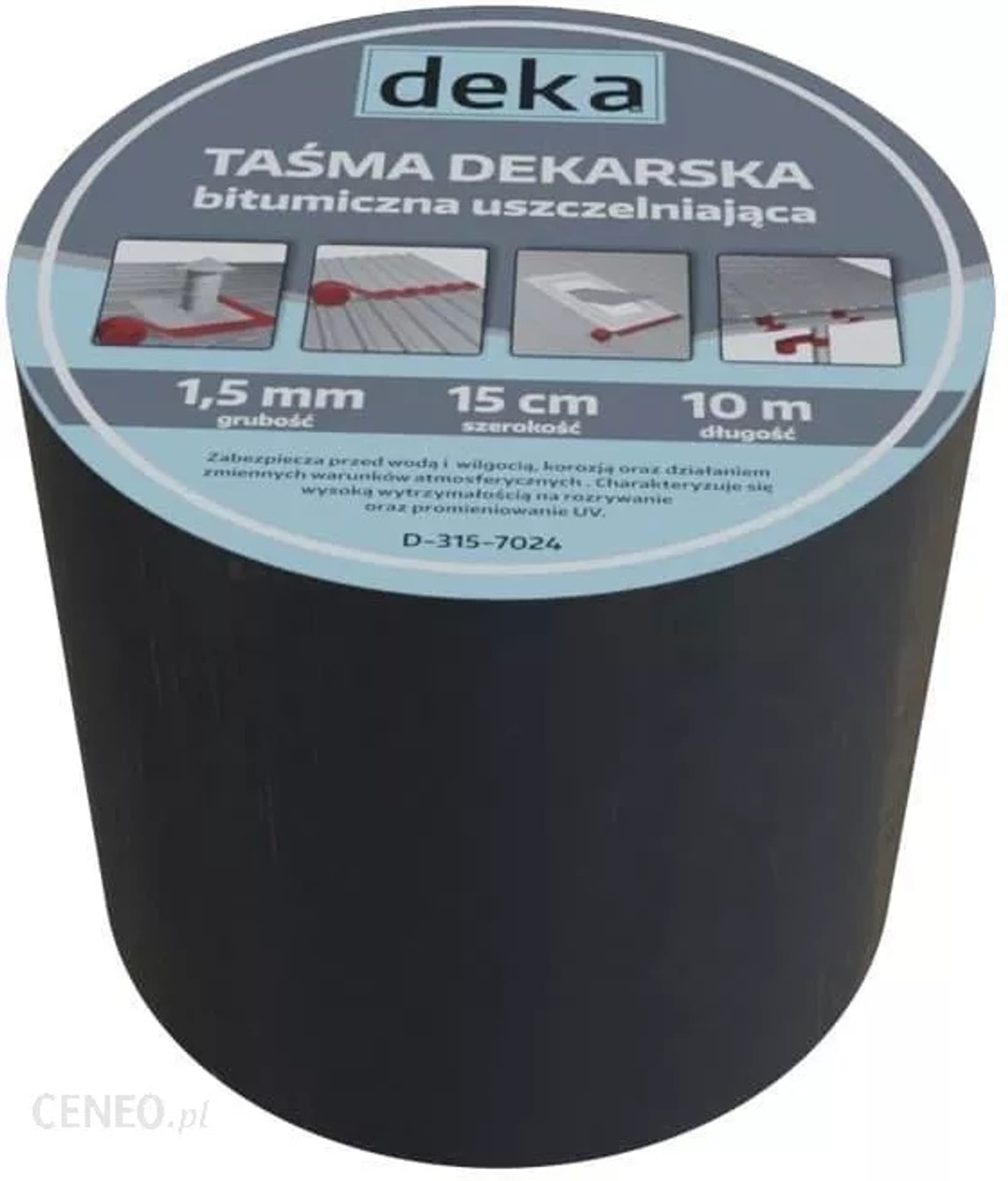 

TAŚMA USZCZELNIAJĄCA DEKARSKA ALUBUTYL 15CM*10MB BRĄZOWY