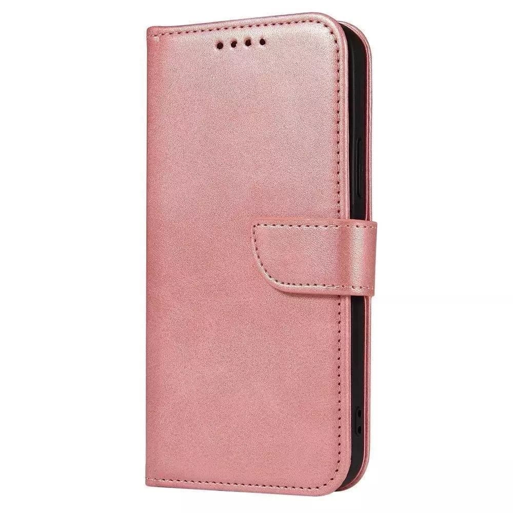 

Magnet Case elegancki futerał etui pokrowiec z klapką i funkcją podstawki Samsung Galaxy A03s (166,5) różowy, 166.5) różow