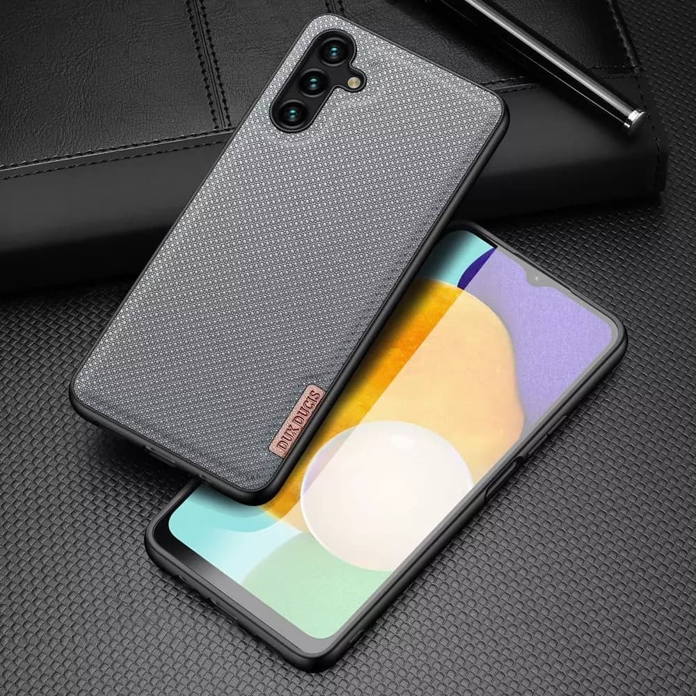

Dux Ducis Fino etui pokrowiec pokryty nylonowym materiałem Samsung Galaxy A13 5G niebieski