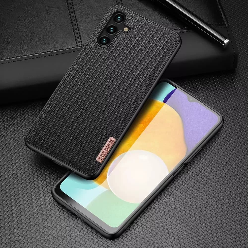 

Dux Ducis Fino etui pokrowiec pokryty nylonowym materiałem Samsung Galaxy A13 5G czarny