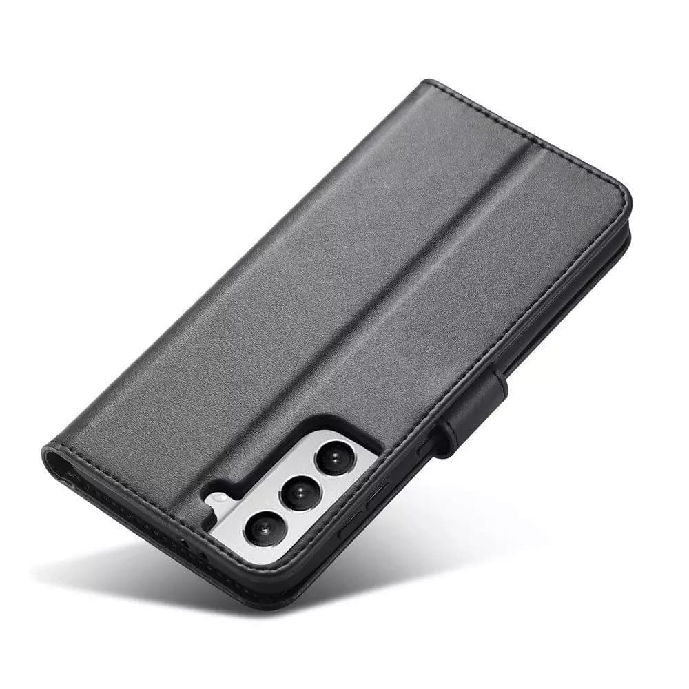 

Magnet Case elegancki futerał etui pokrowiec z klapką i funkcją podstawki Samsung Galaxy S22+ (S22 Plus) czarny, S22 plus) czarn