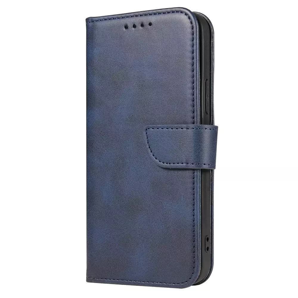 

Magnet Case elegancki futerał etui pokrowiec z klapką i funkcją podstawki Samsung Galaxy A13 5G niebieski