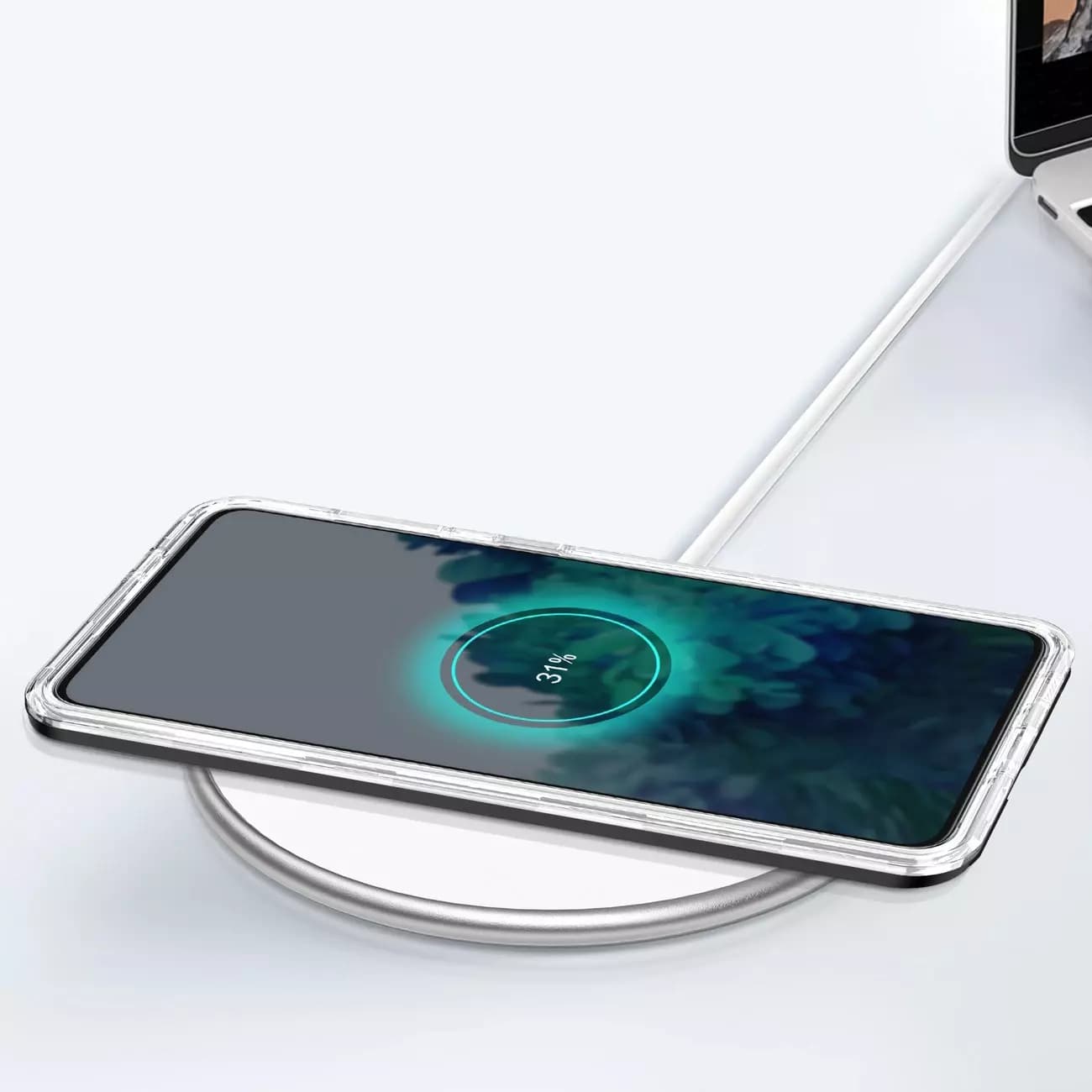 

Clear 3in1 etui do Samsung Galaxy S21 FE żelowy pokrowiec z ramką czarny