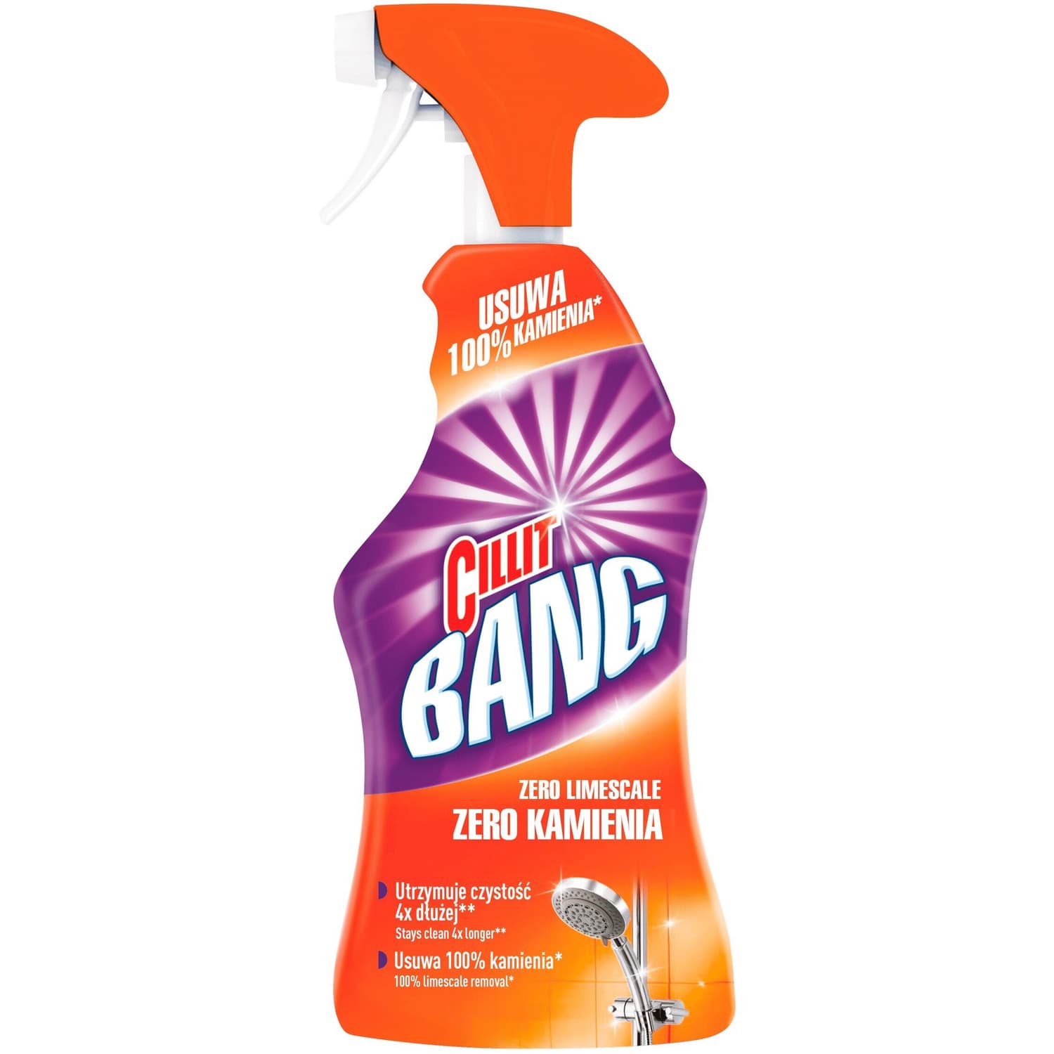 

Płyn do czyszczenia w sprayu CILLIT BANG 750ml Zero Kamienia pomarańczowy