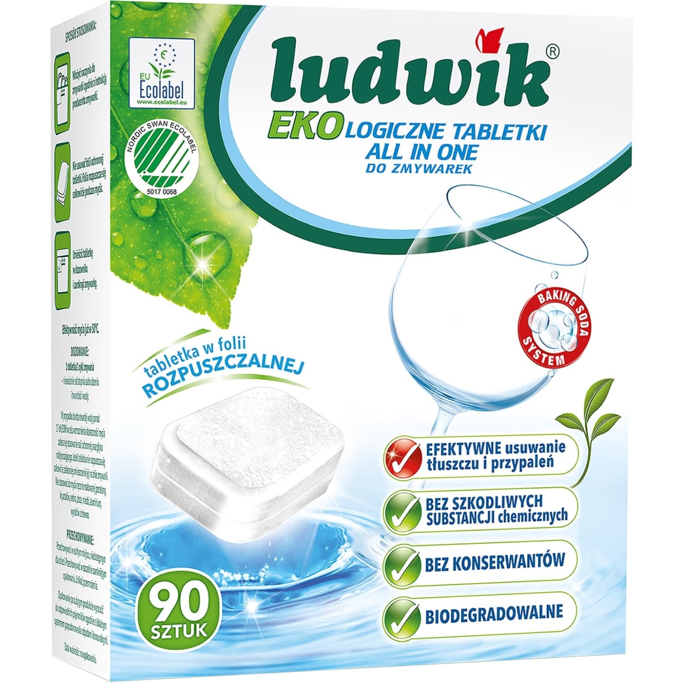 

Tabletki do zmywarki eko (90 tabletek) ALL IN ONE LUDWIK 231654, 90 tabletek) all in one ludwik 23165