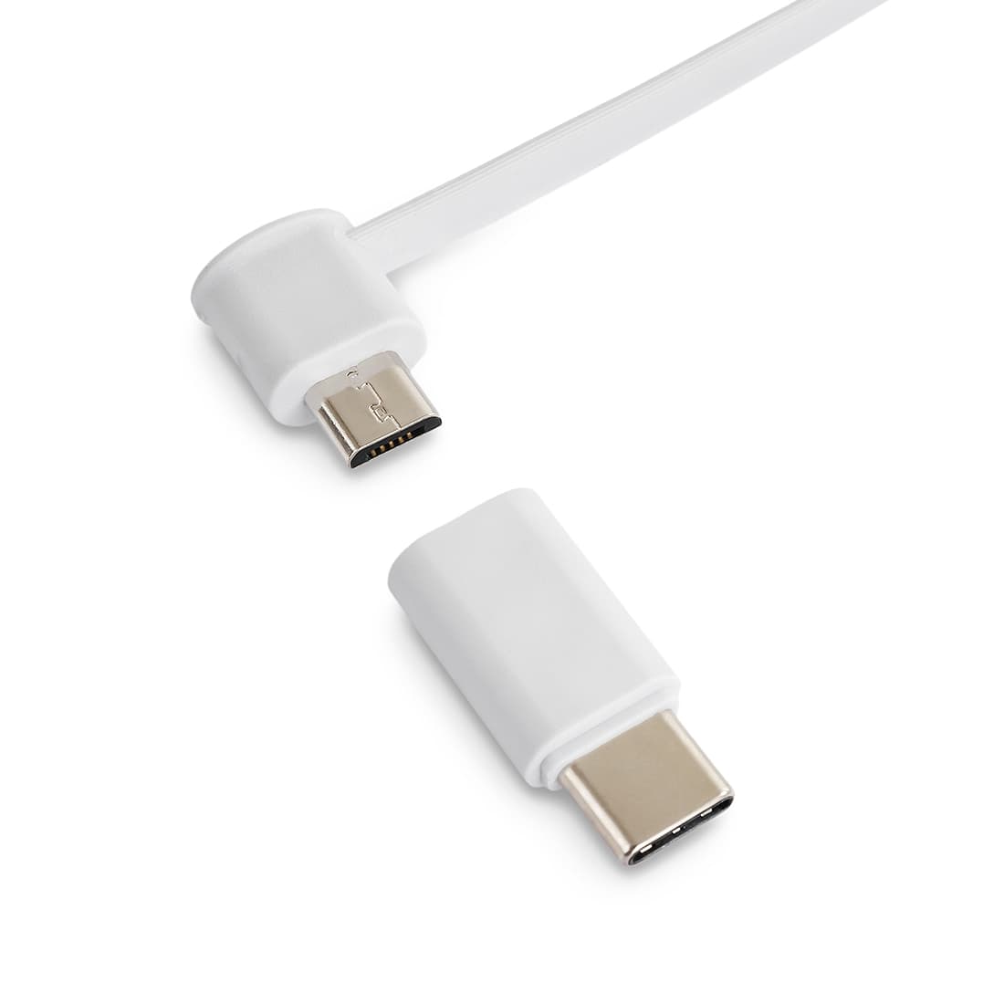 

Kabel 2w1 USB-A - micro+Lightning +adapter USB-C