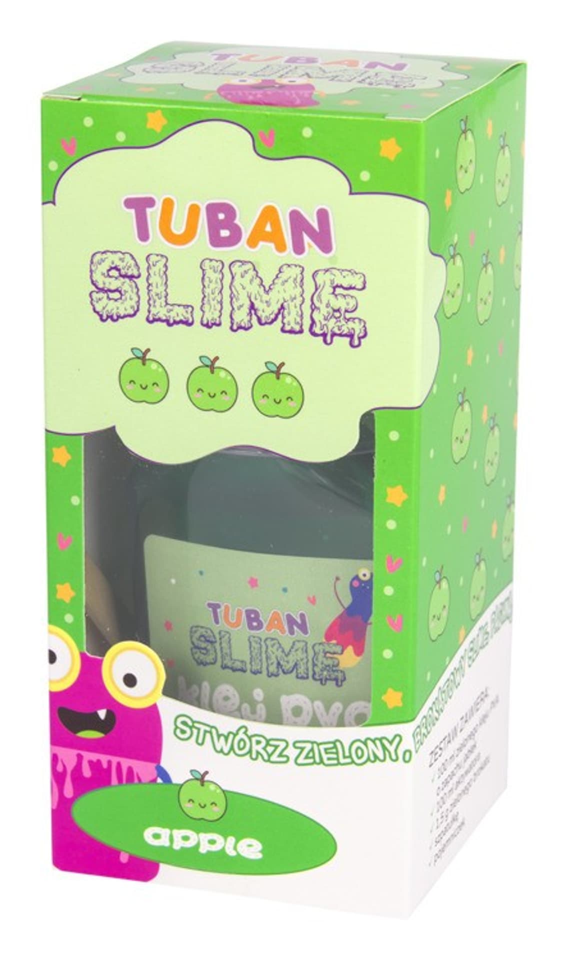 

Zestaw super slime - Jablko