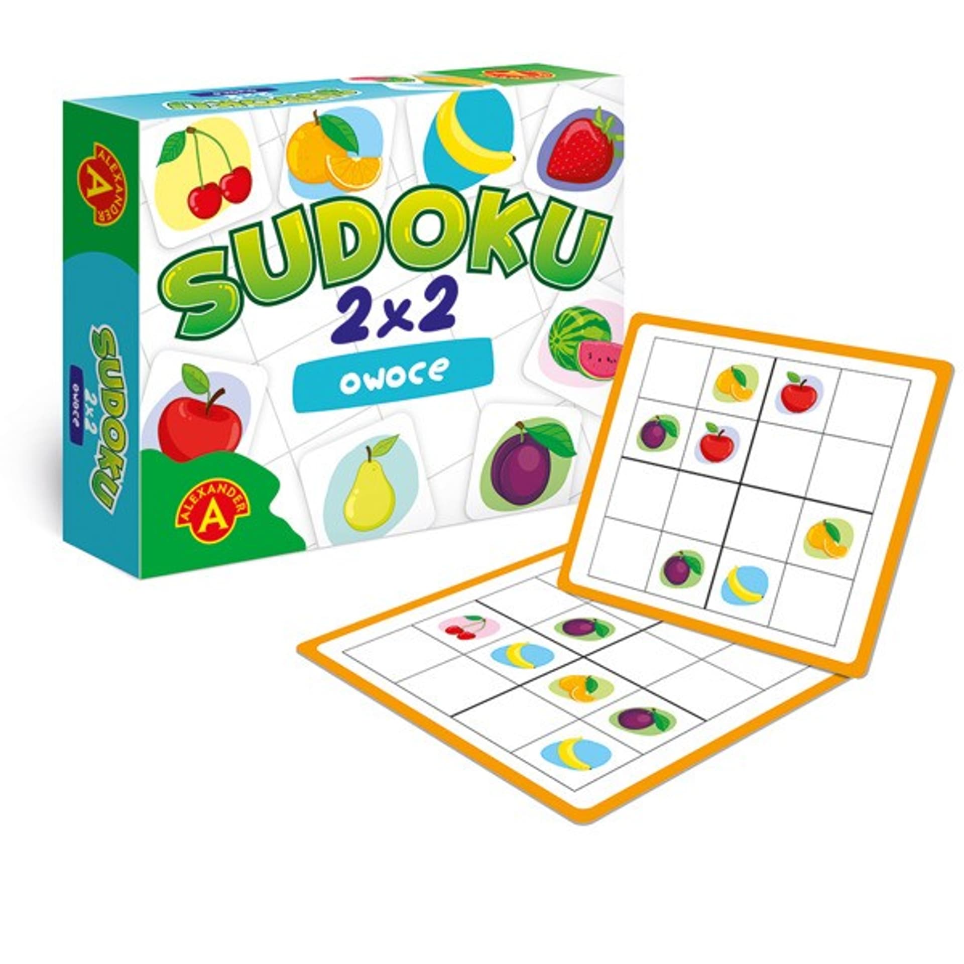 

Gra Sudoku 2X2 Owoce