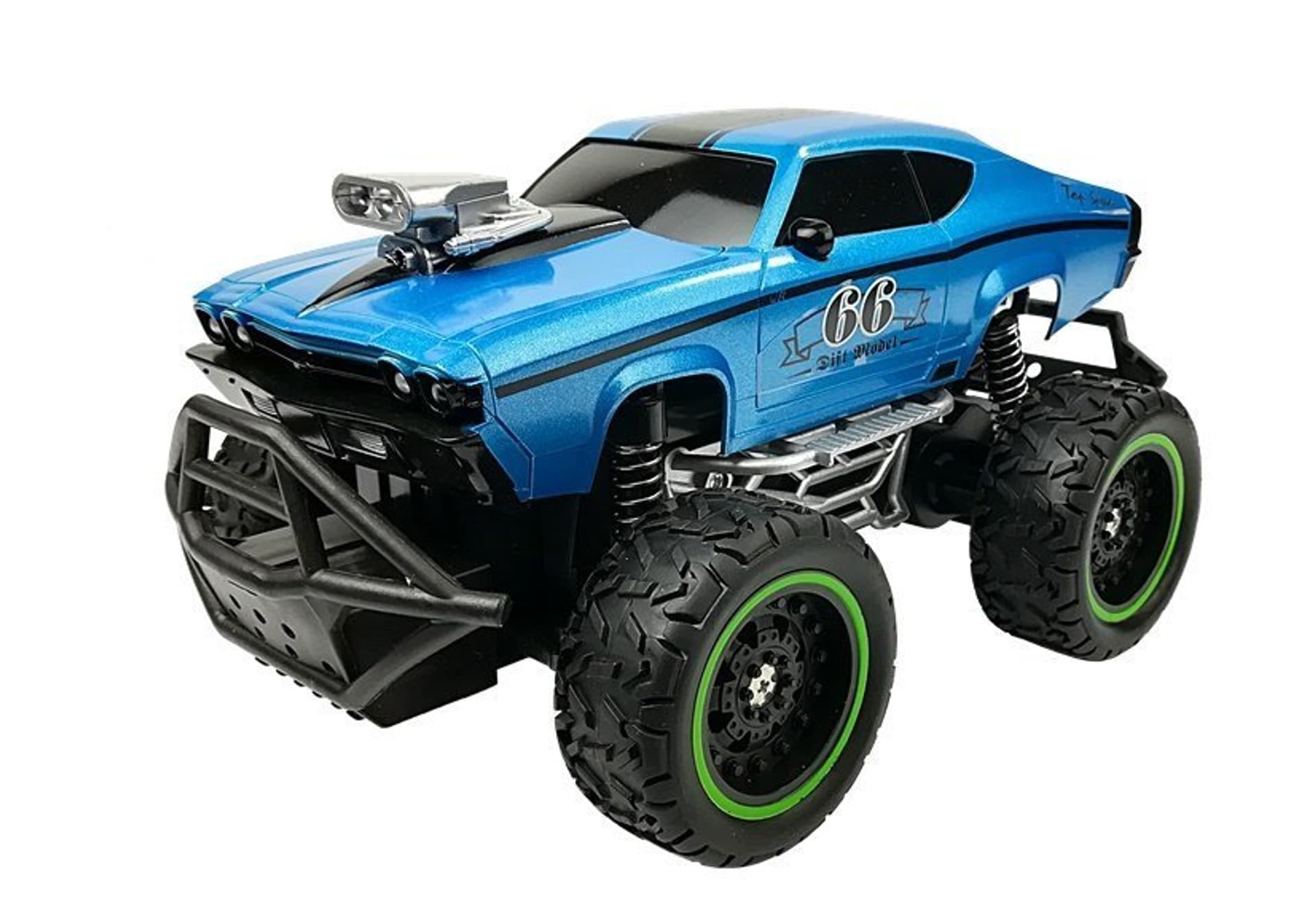 

Auto Zdalnie Sterowane R/C 6.5 km/h Wysokie Koła Niebieskie