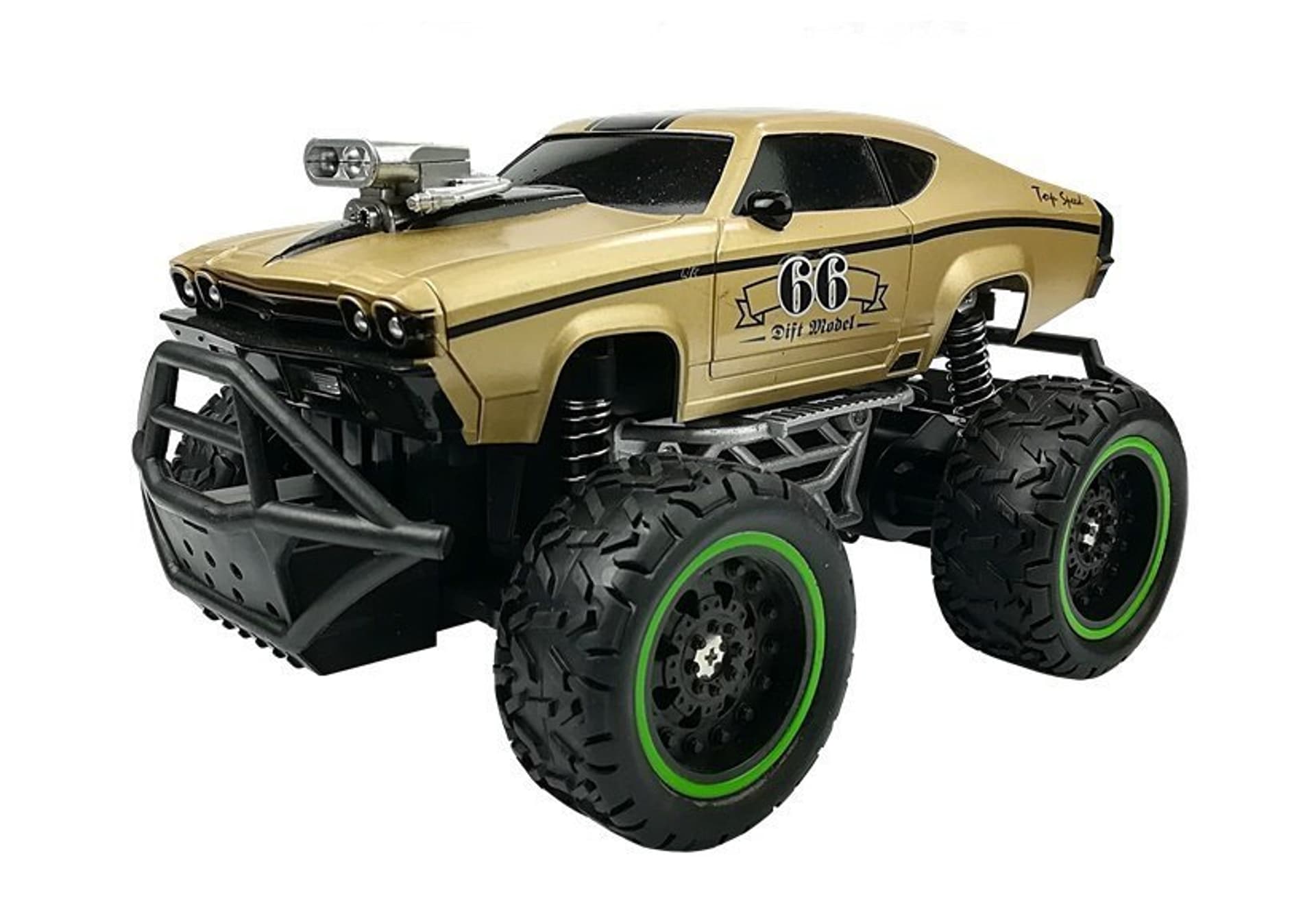 

Auto Zdalnie Sterowane R/C 6.5 km/h Wysokie Koła Złoty