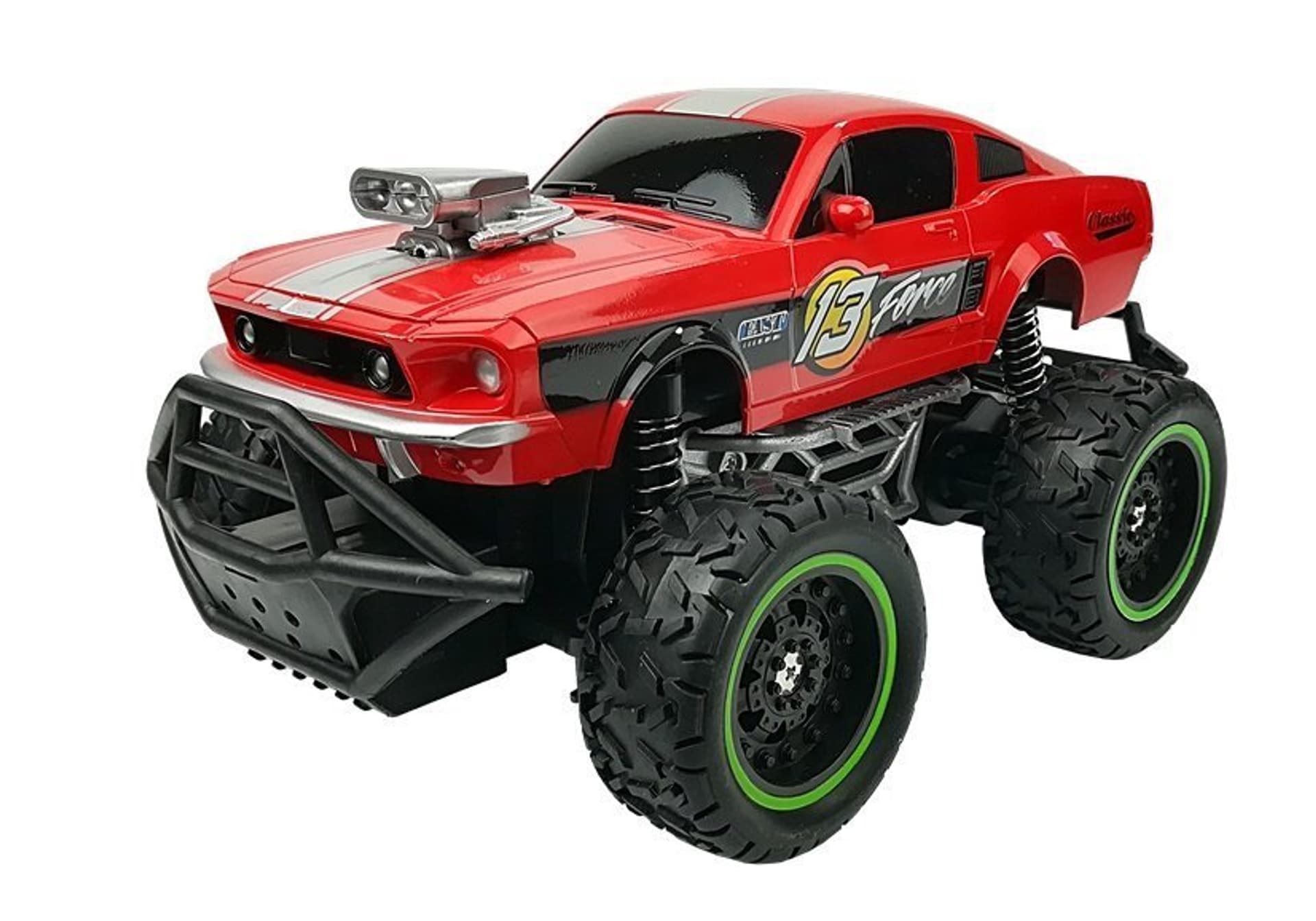

Auto Zdalnie Sterowane R/C 6.5 km/h Wysokie Koła Czerwone