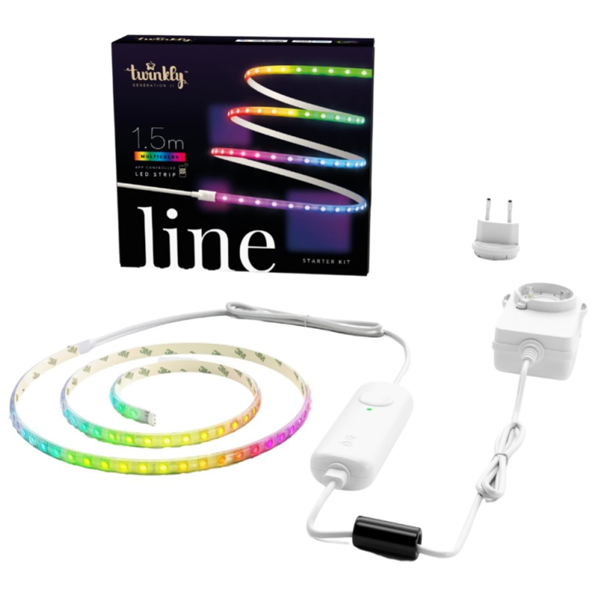 

TWINKLY Smart taśma - Line biała RGB - starter 1,5m