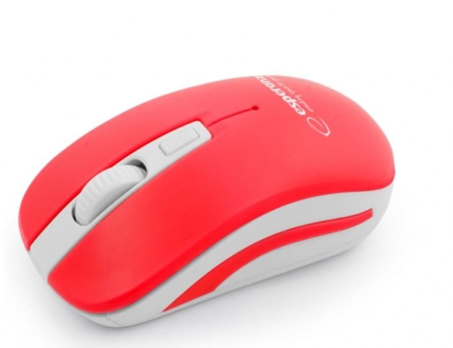 

EM126WR Esperanza mysz bezprz. 2.4ghz 4d opt. usb uranus czerwono/biała