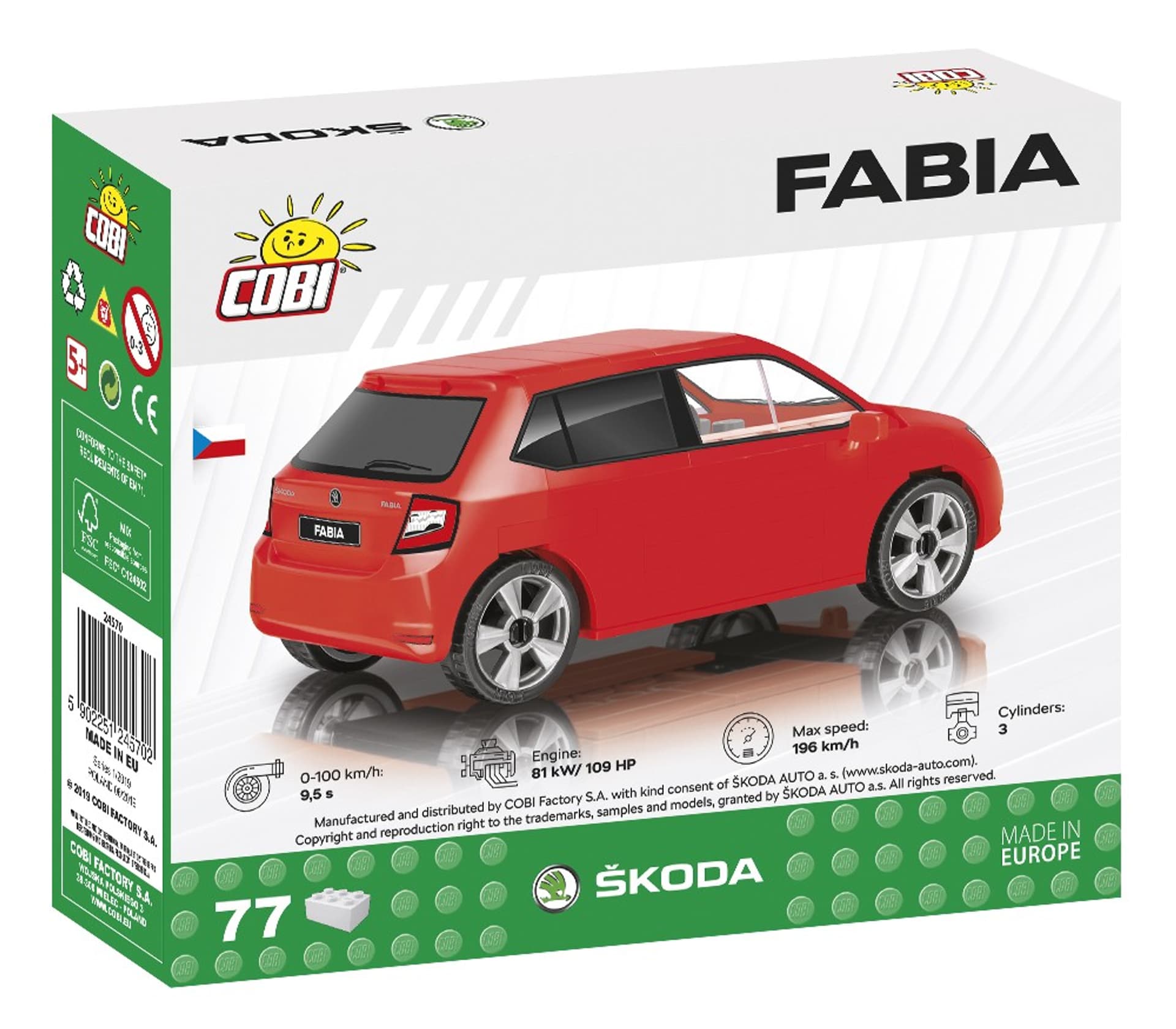 

Klocki Cars Skoda Fabia
