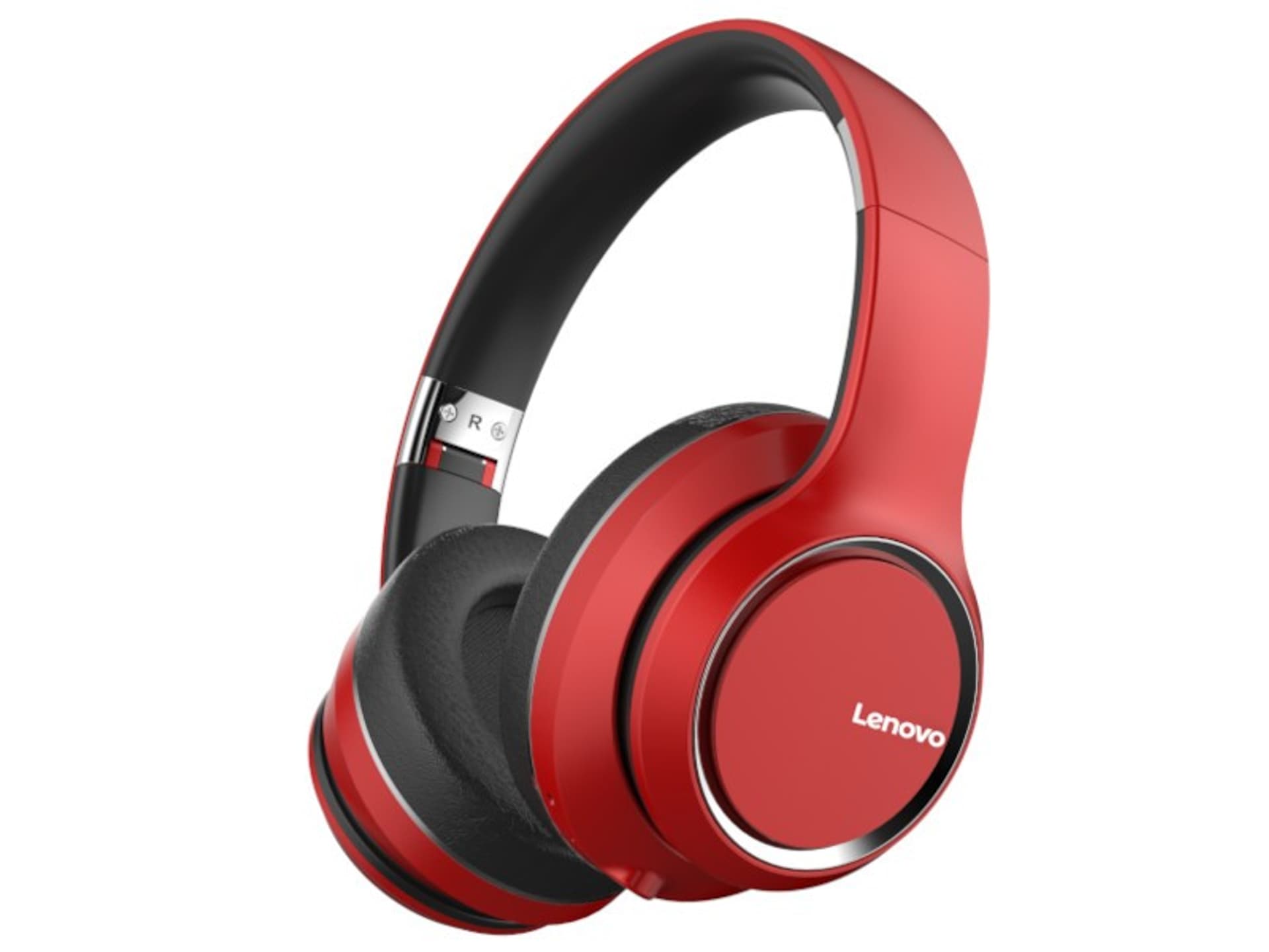 

Słuchawki Lenovo HD200 (czerwone, bezprzewodowe, bluetooth, nauszne)