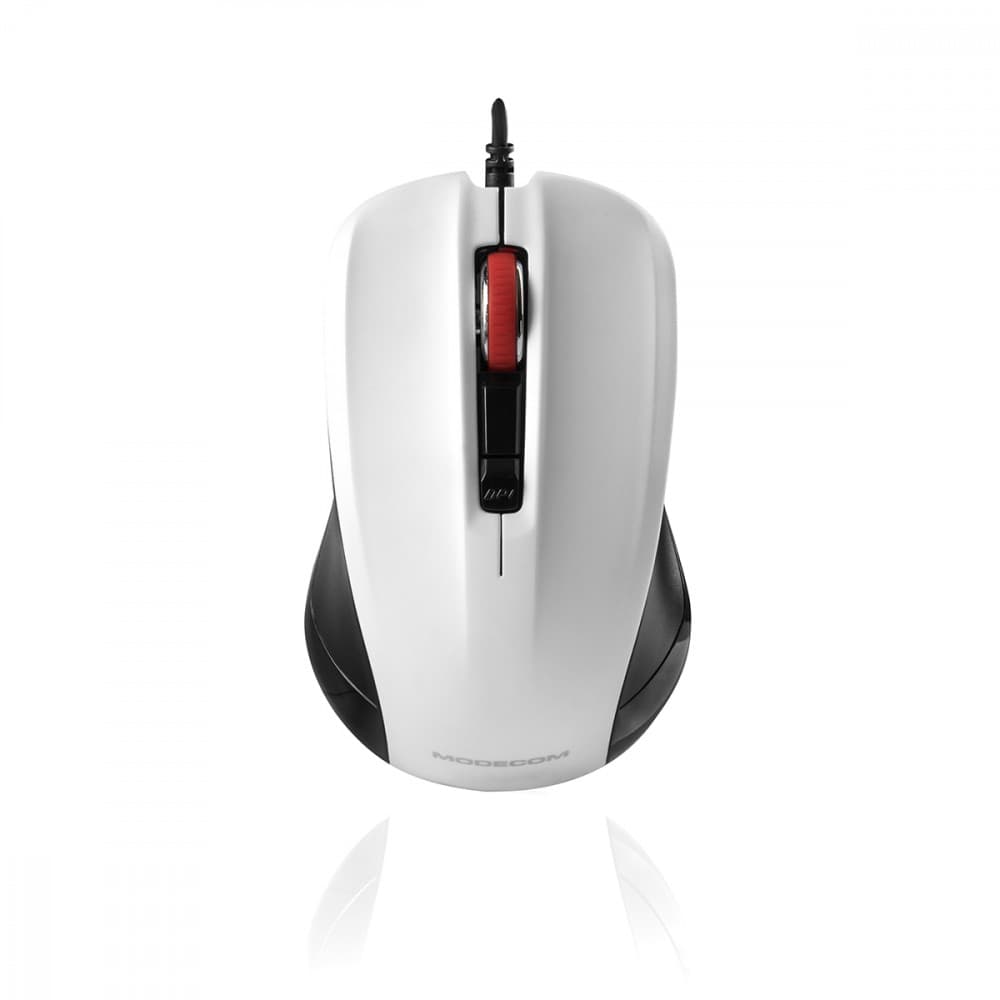 

Mysz MODECOM M9.1 M-MC-00M9.1-200 (optyczna; 1600 DPI; kolor biały)