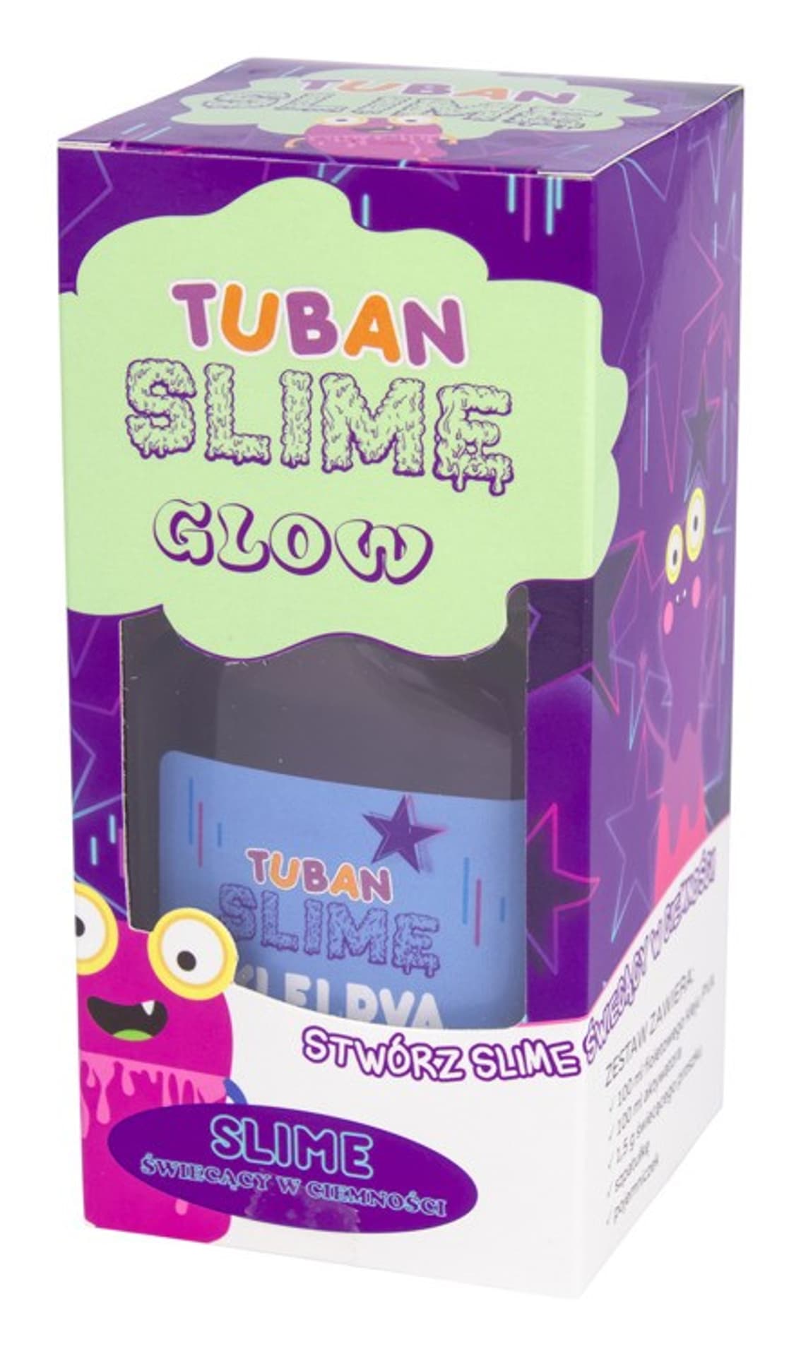 

Zestaw super slime - Glow in the dark