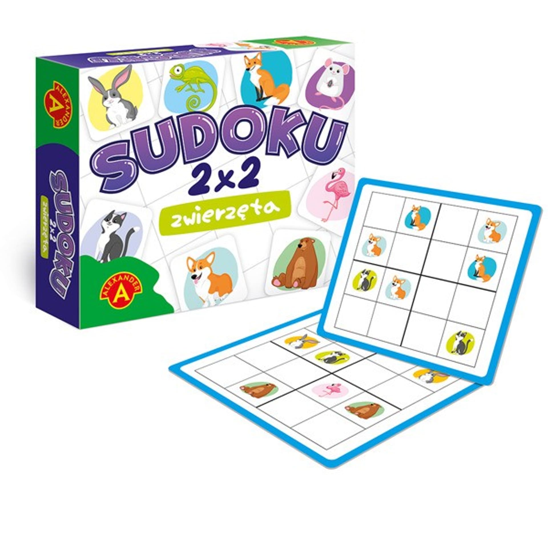

Gra Sudoku 2X2 Zwierzęta