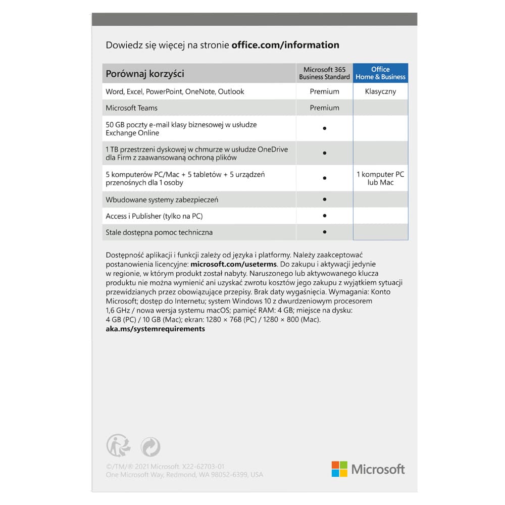 

Microsoft Office Home & Business 2021