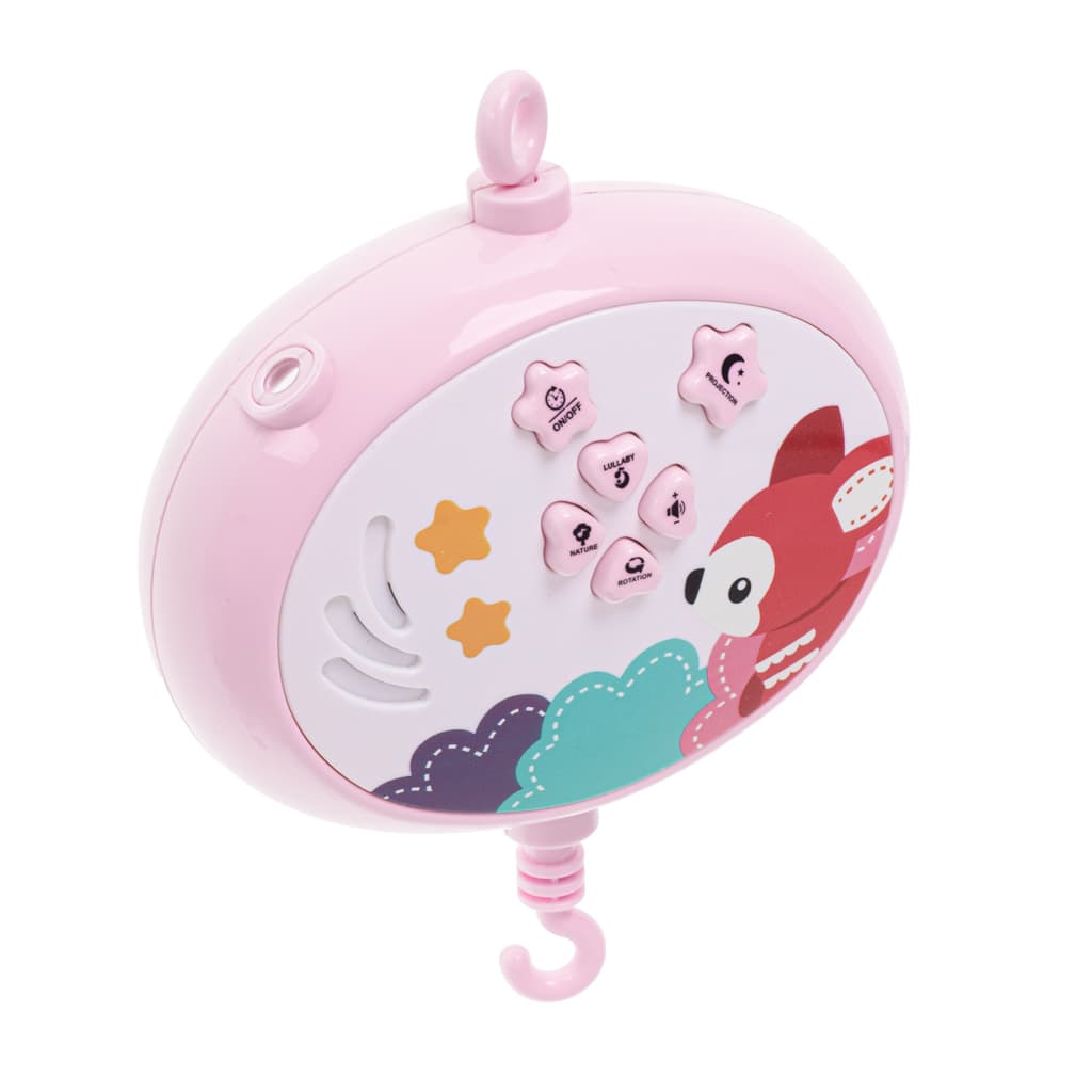 

Karuzela projekt gwiazd kołysanki + pilot różowa