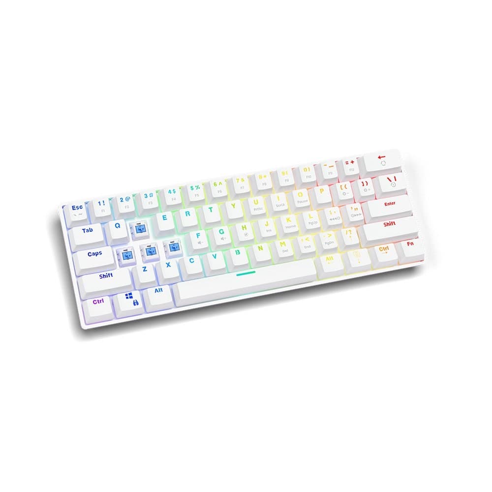 

SAVIO KLAWIATURA MECHANICZNA BLUE OUTEMU WHITEOUT