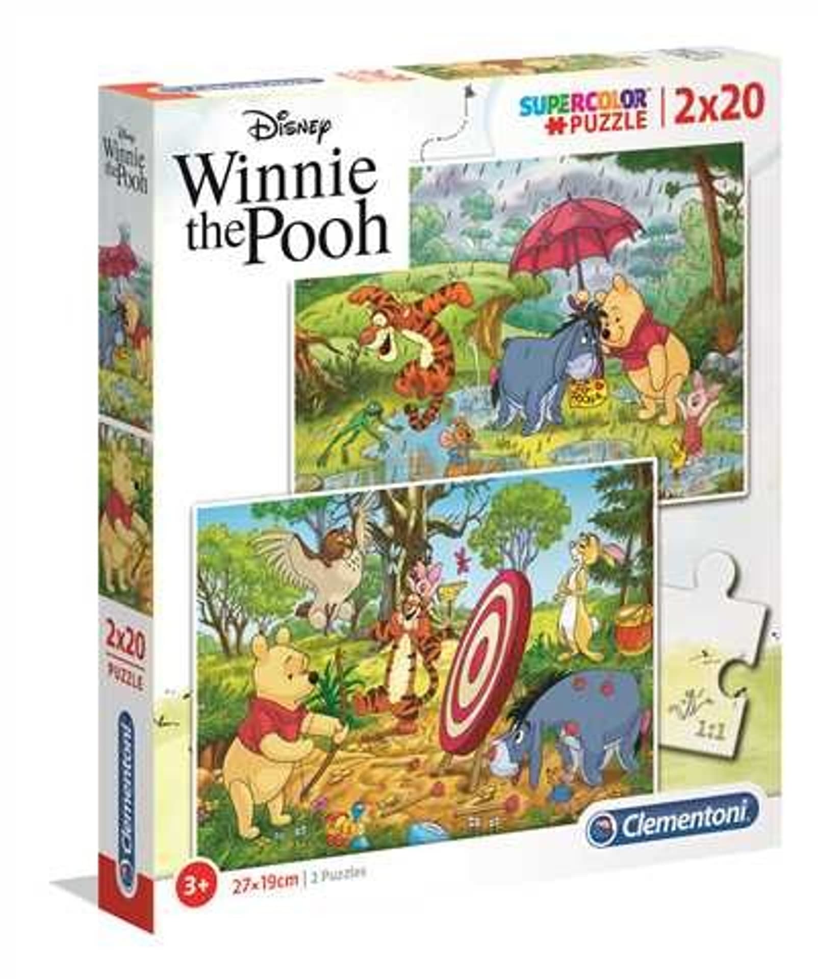 

Puzzle 2x20 elementów Kubuś CLEMENTONI 24516