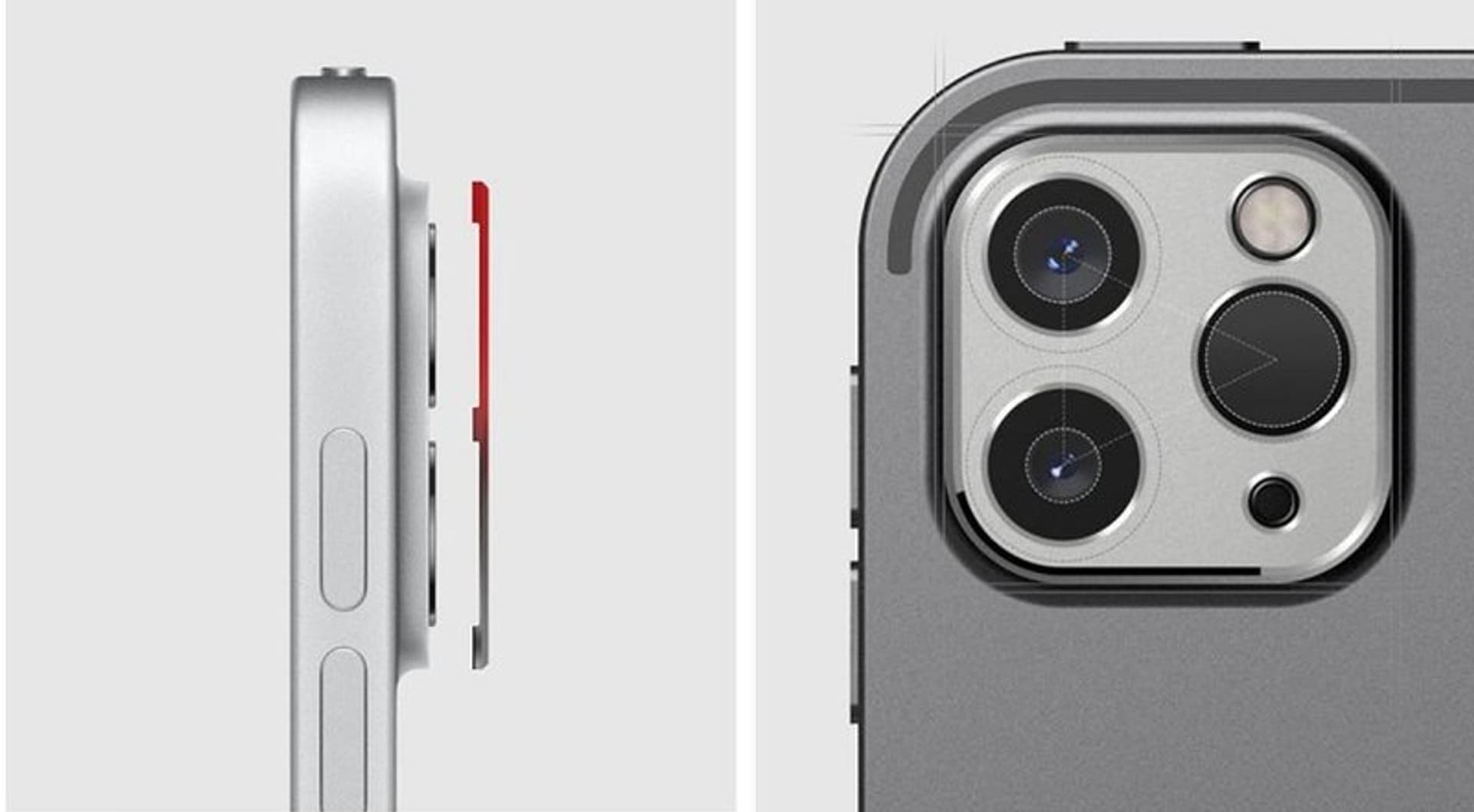 

Nakładka osłonka na aparat Ringke Camera do iPad Pro 11/12.9 2020/2021 Silver