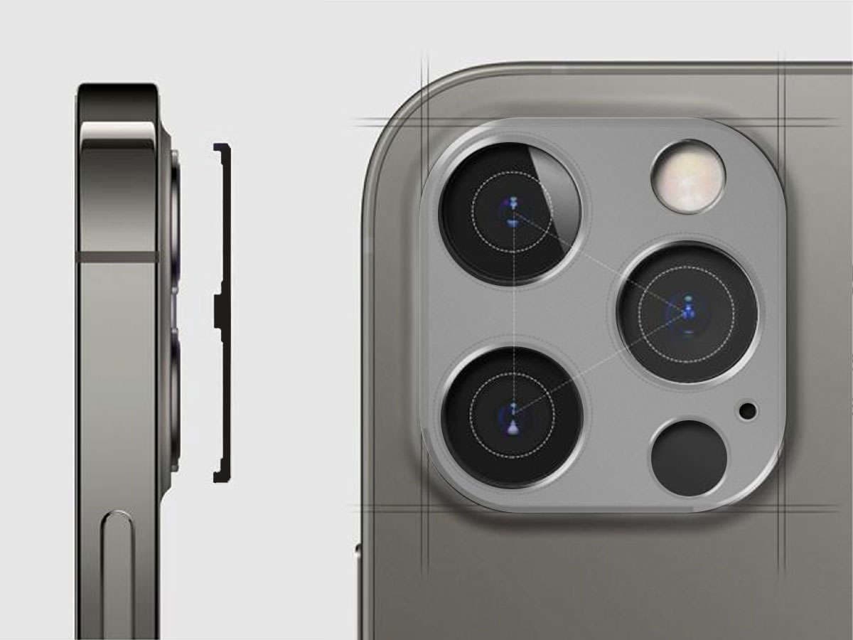 

Nakładka ochronna Ringke Camera Lens do Apple iPhone 12 Pro 6.1 Silver