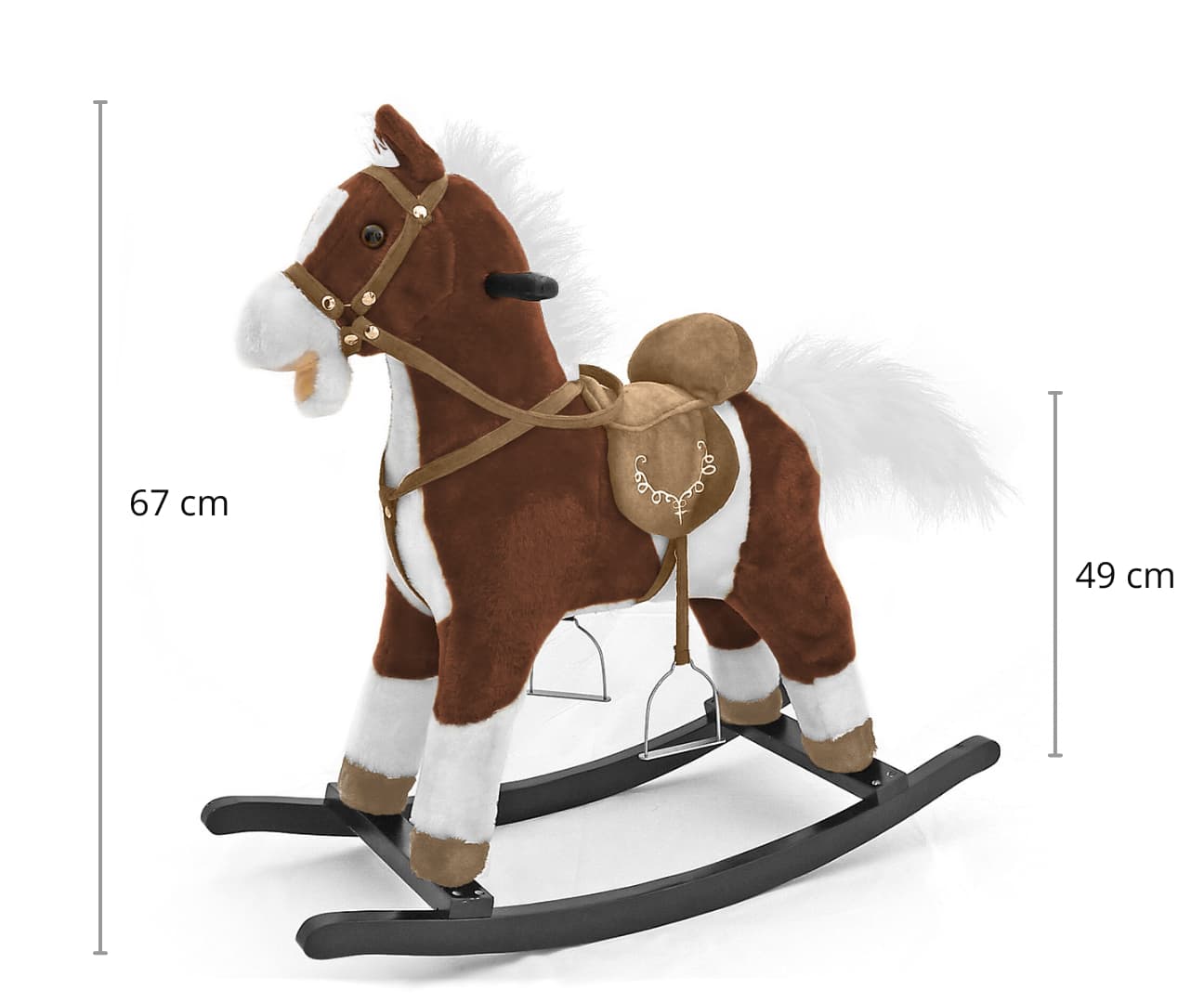

Koń Mustang ciemny brąz