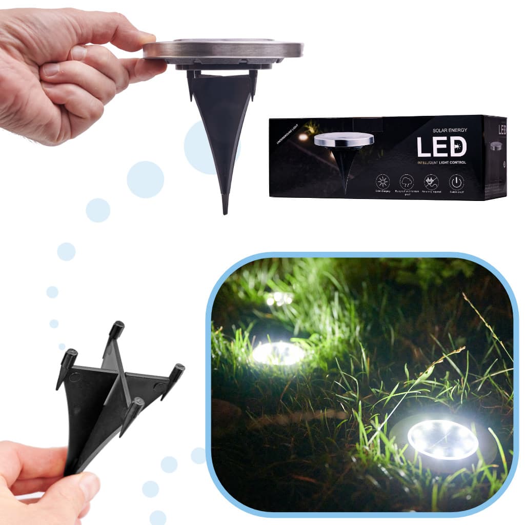 

Lampa solarna ogrodowa LED najazdowa gruntowa 12szt