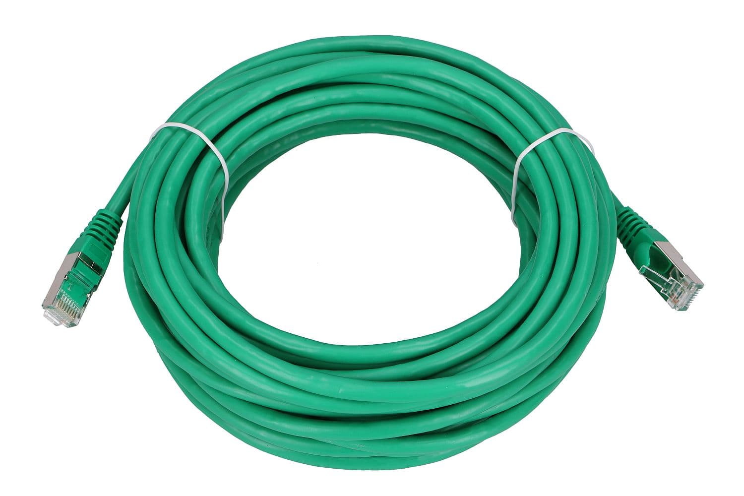 

EXTRALINK LAN PATCHCORD CAT.6 FTP 10M 1GBIT FOILED TWISTED PAIR BARE COPPER GREEN