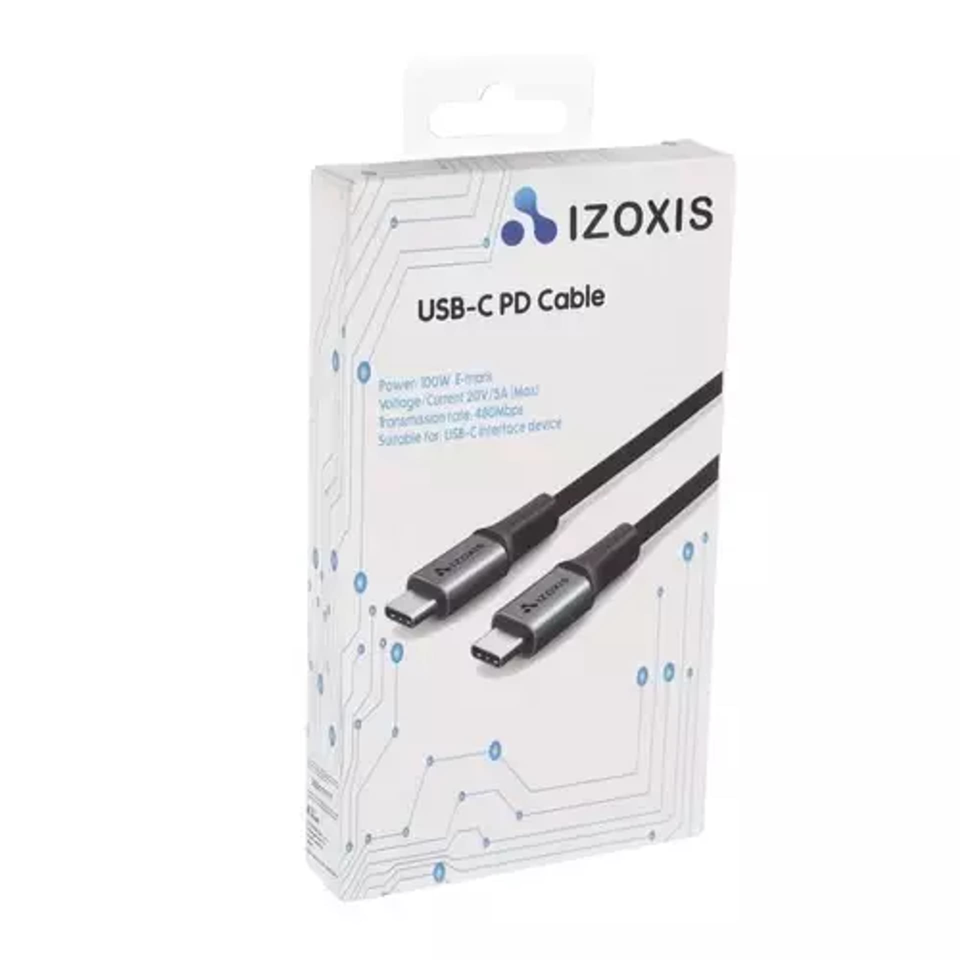

Kabel 2m Nylonowy przewód oplot Wzmocniony USB-C do USB-C Type C PD QC 2.0 100W 5A