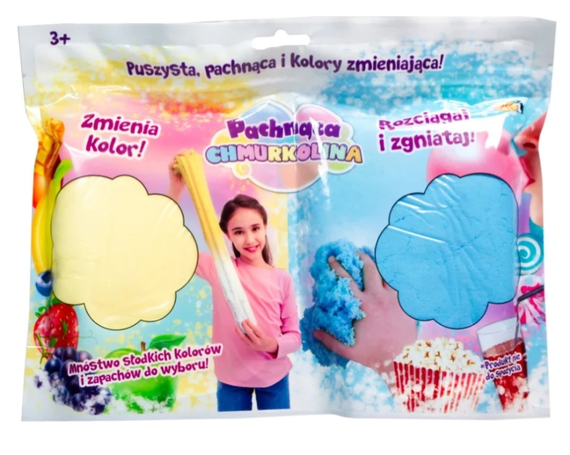 

Masa plastyczna Chmurkolina pachnąca 2pak żółty niebieski