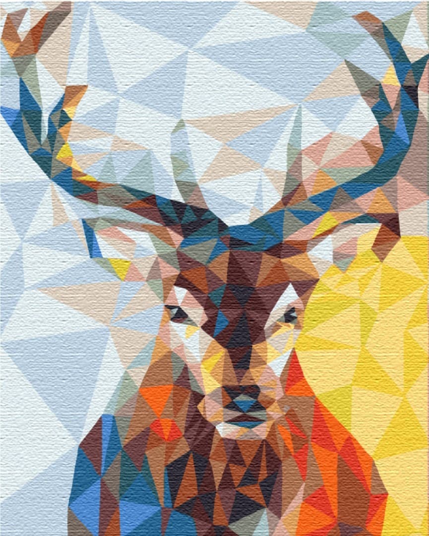 

Obraz Paint it! Geometryczny jeleń