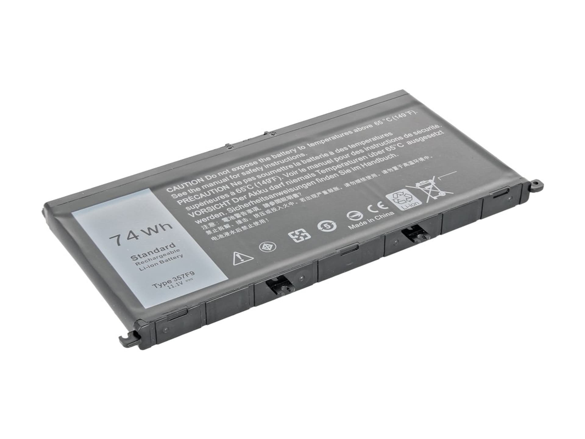 

Bateria do Dell Inspiron 15 (7557), 15 (7559) 6660 mAh (74 Wh) 11.1 Volt, 74 wh) 11.1 vol