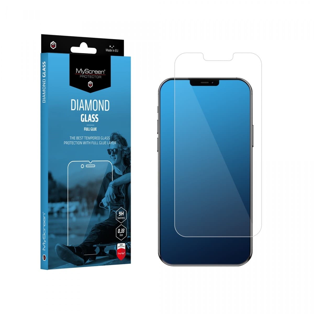 

MS Diamond Glass iPhone 13/13 Pro 6.1" Szkło hartowane