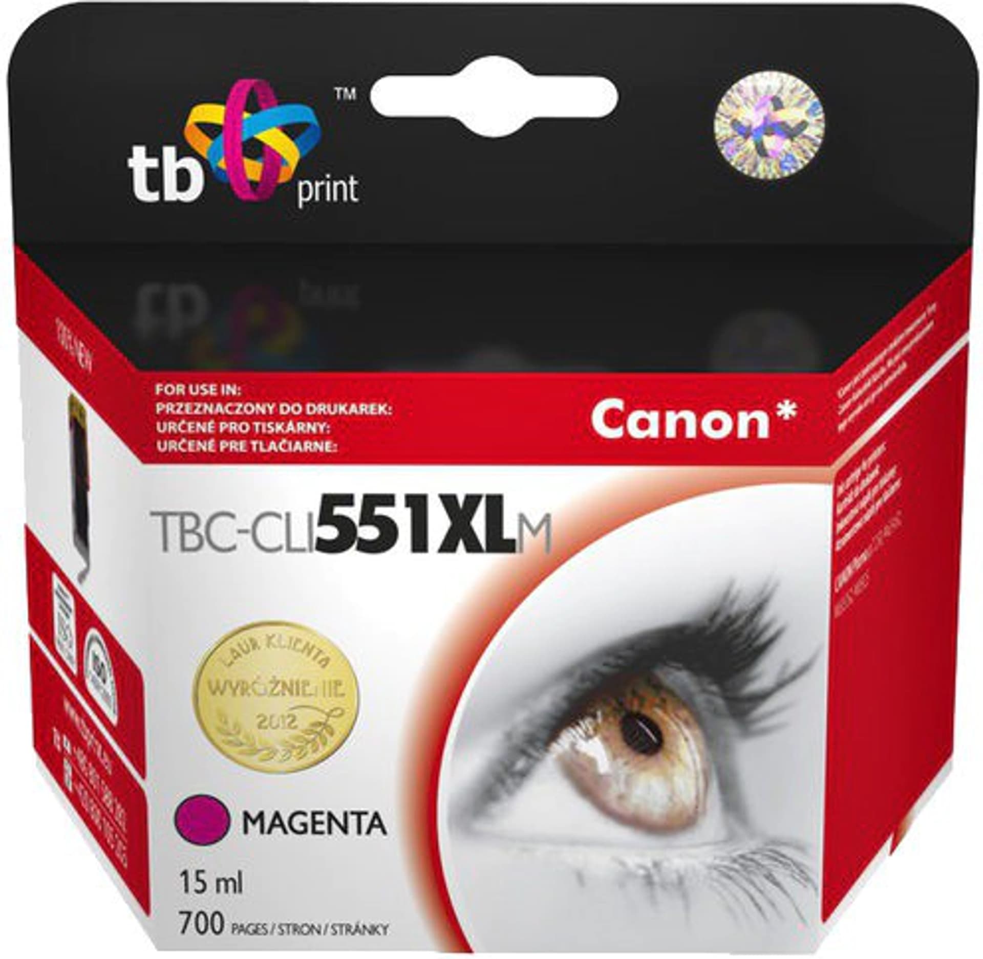 

Tusz do Canon PIXMA MX 925 TBC-CLI551XLMA MA