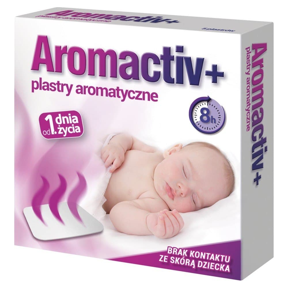 

AROMACTIV+ Plastry aromatyczne - od 1 dnia życia 1op.-5szt
