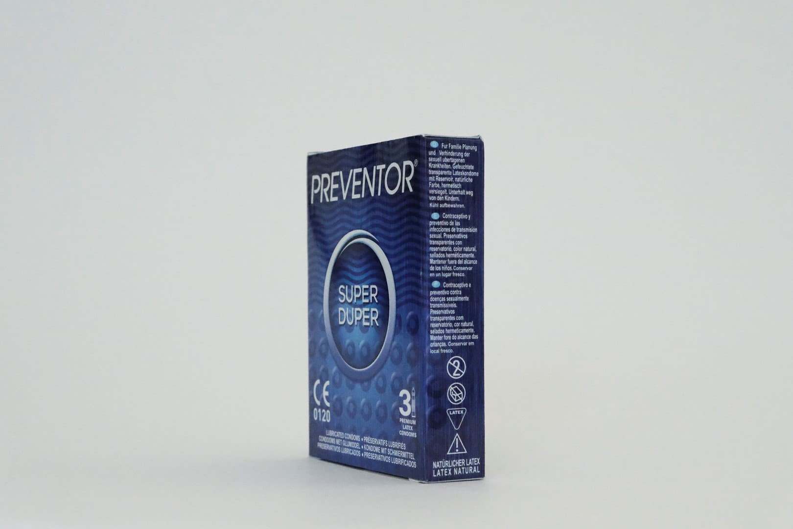 

Prezerwatywy prążkowane Super Duper 3szt. Preventor