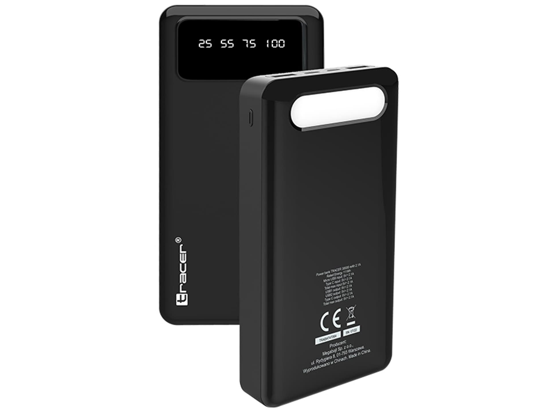 

Power bank TRACER 30000mAh 2.1A