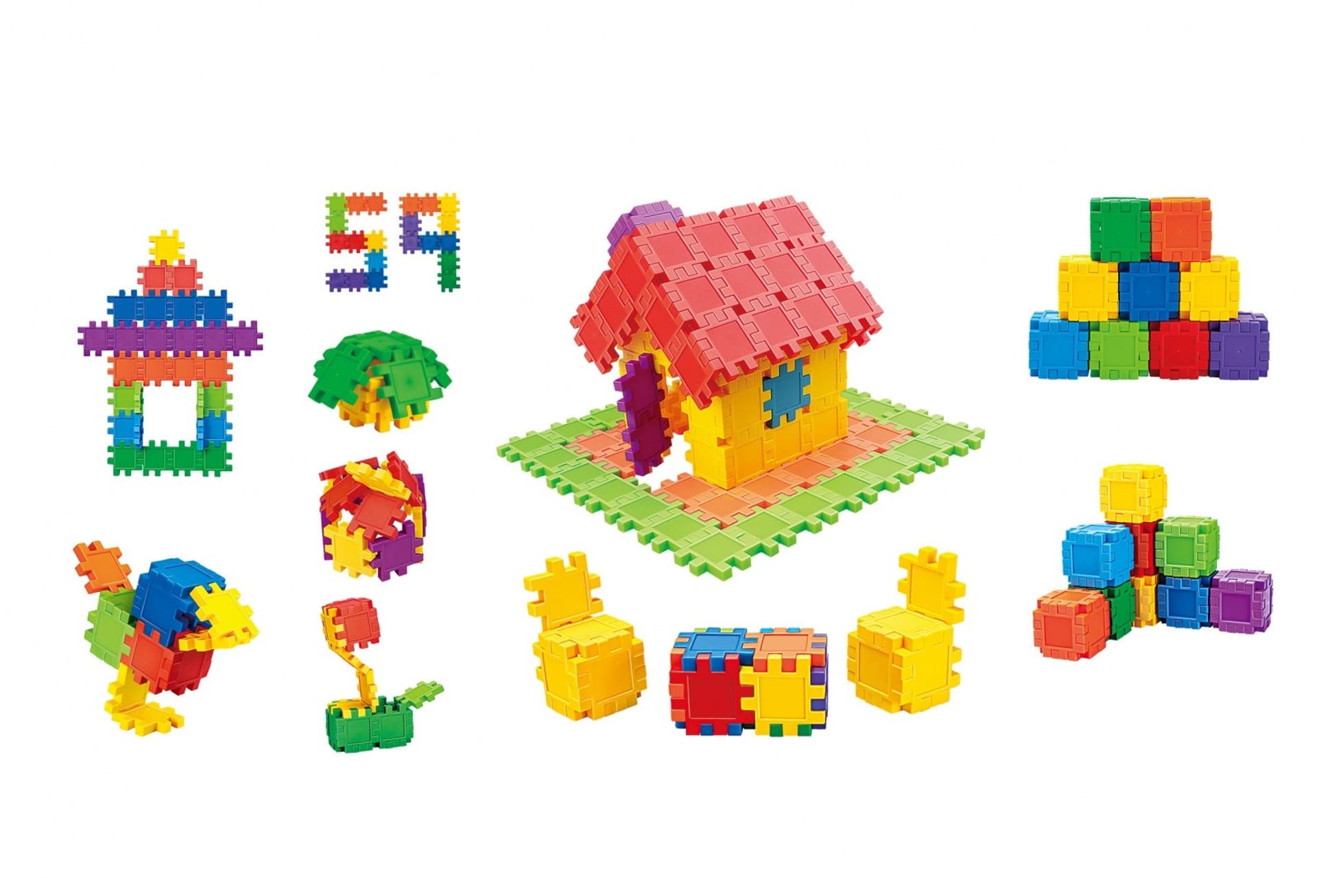 

Klocki Puzzle 75 elementów