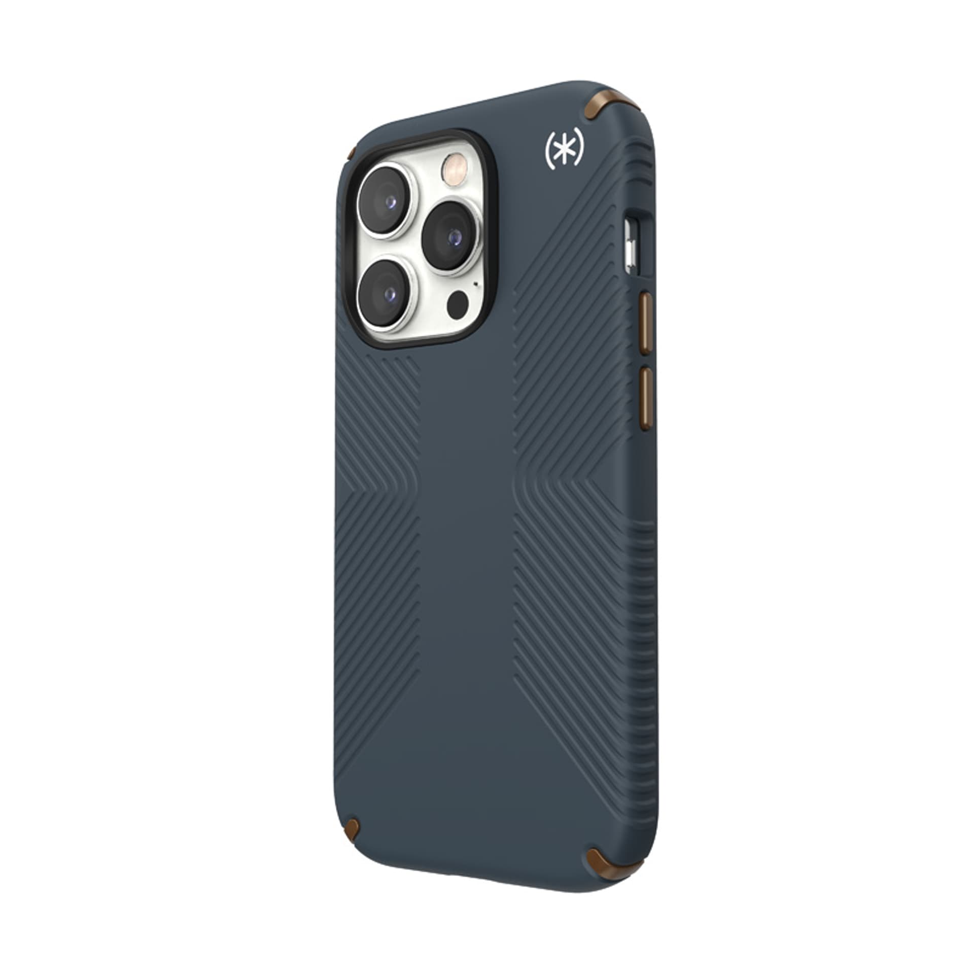 

Speck Presidio2 Grip - Antypoślizgowe etui iPhone 14 Pro (Charcoal / Cool Bronze / Slate)