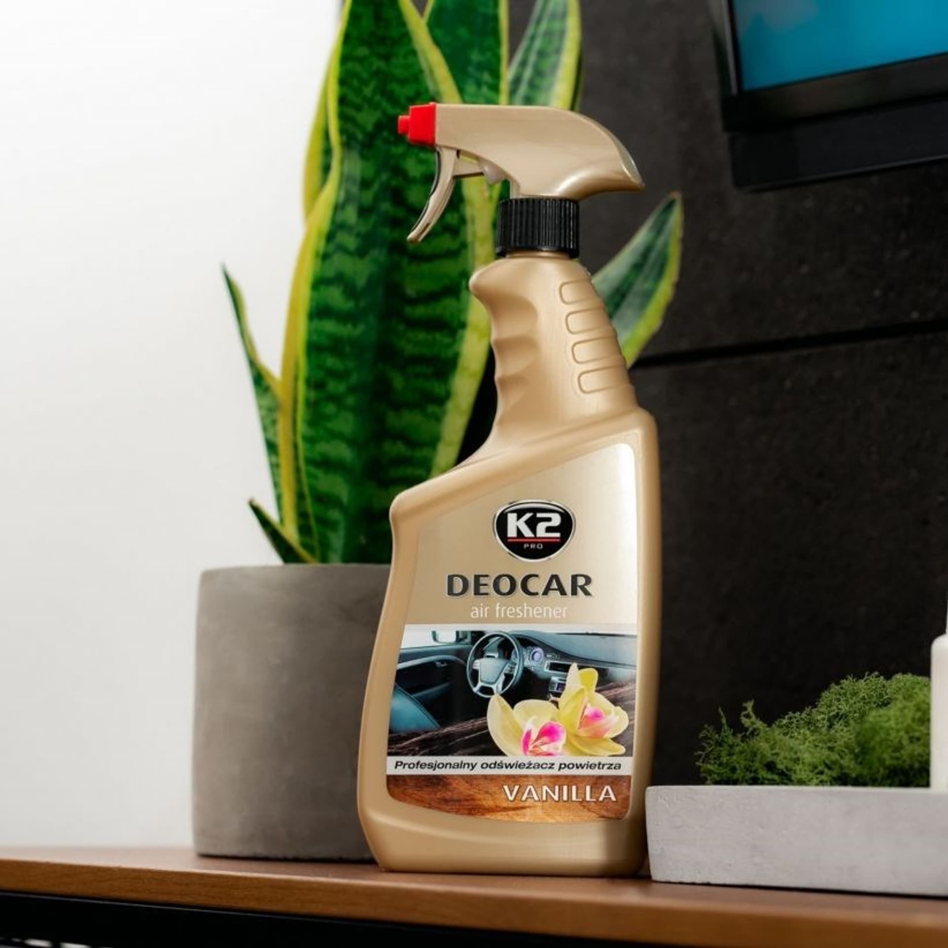 

K2 DEOCAR 700 ATOM VANILIA - odświeżacz powietrza